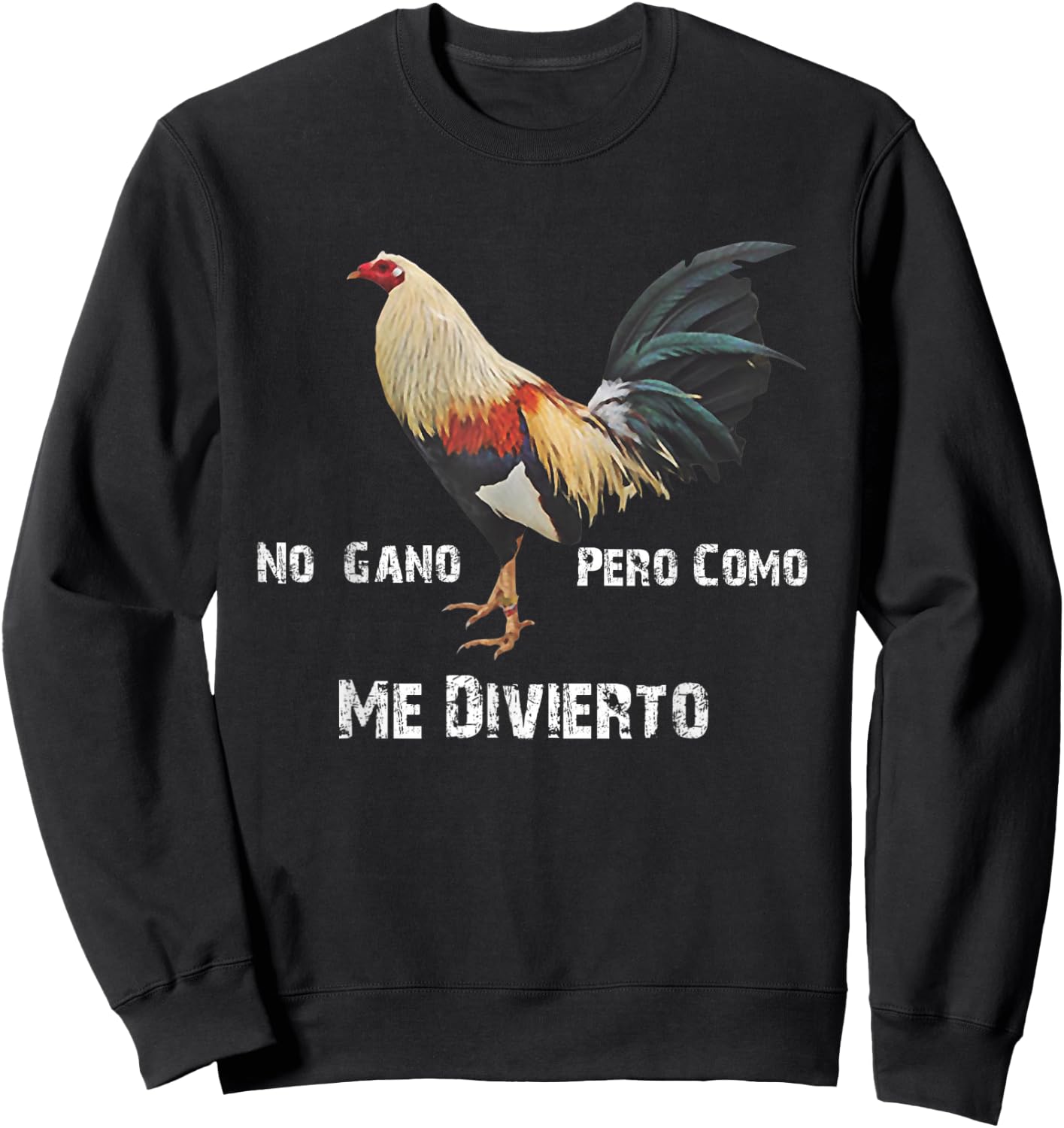 No Gano Pero Como Me Divierto Sweatshirt - Sweatshirt | Black