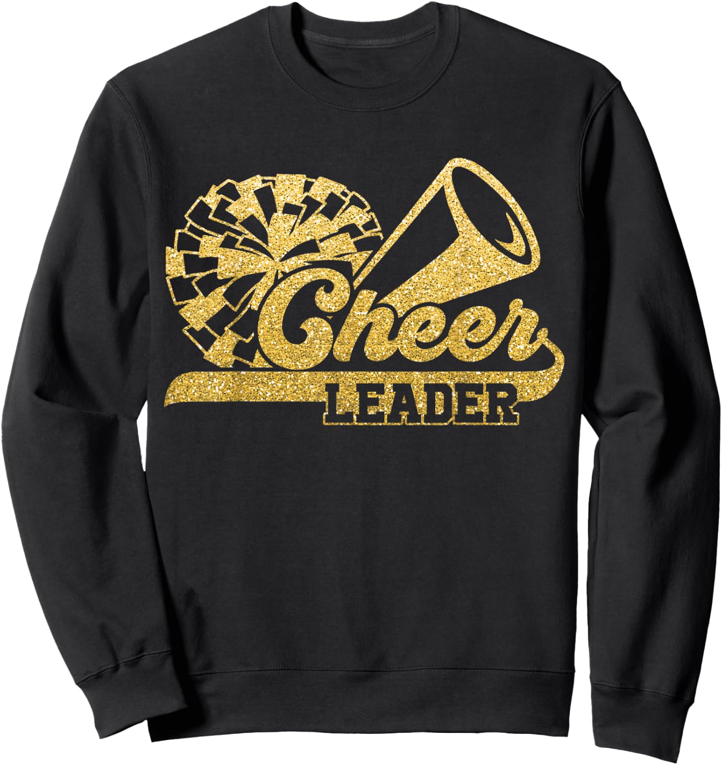 Cheer Leader Era Youth Cheerleader Cheerleading Sweatshirt - Sweatshirt | Black