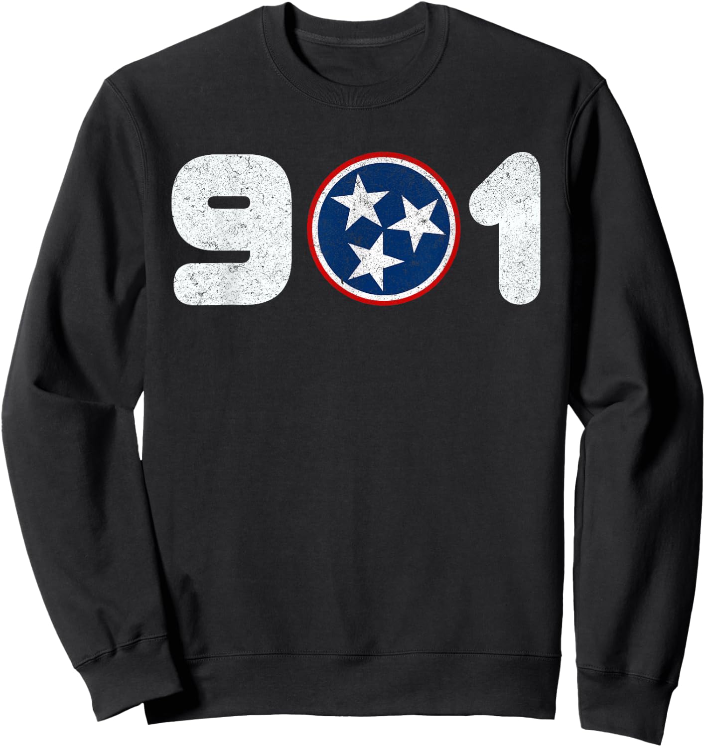 901 Tennessee Flag Sweatshirt - Sweatshirt | Black