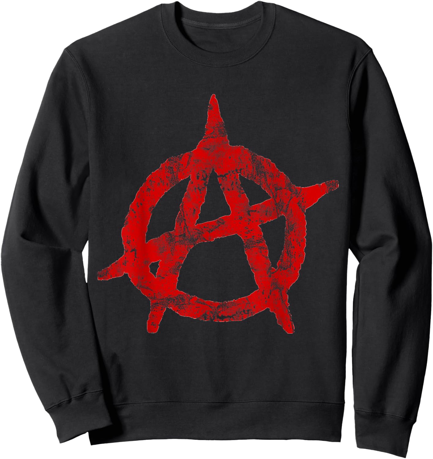 Anarchist Symbol Desperate Gift Sweatshirt - Sweatshirt | Black