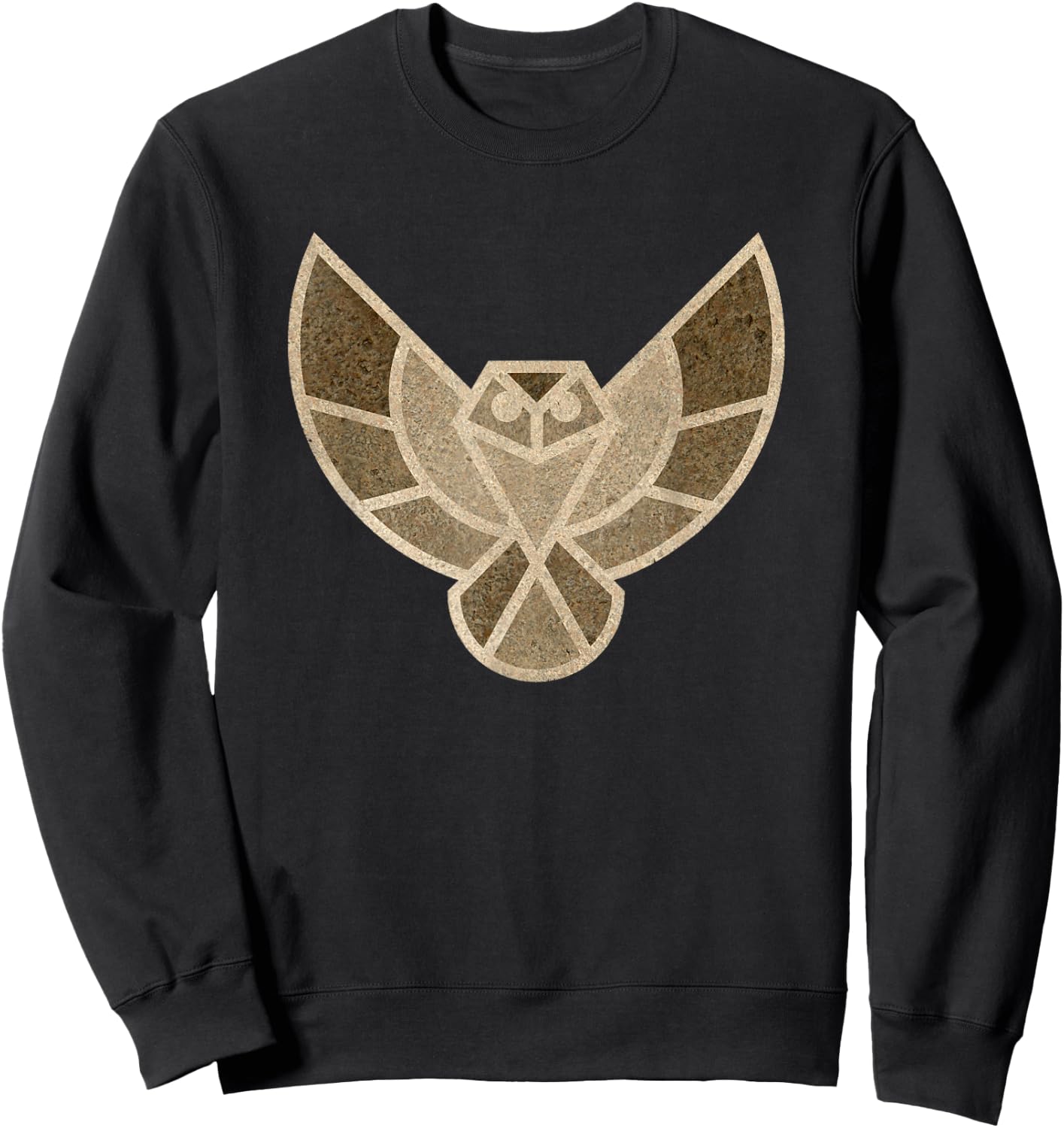 Flying owl - for bird watchers Sweatshirt - Sweatshirt | Black