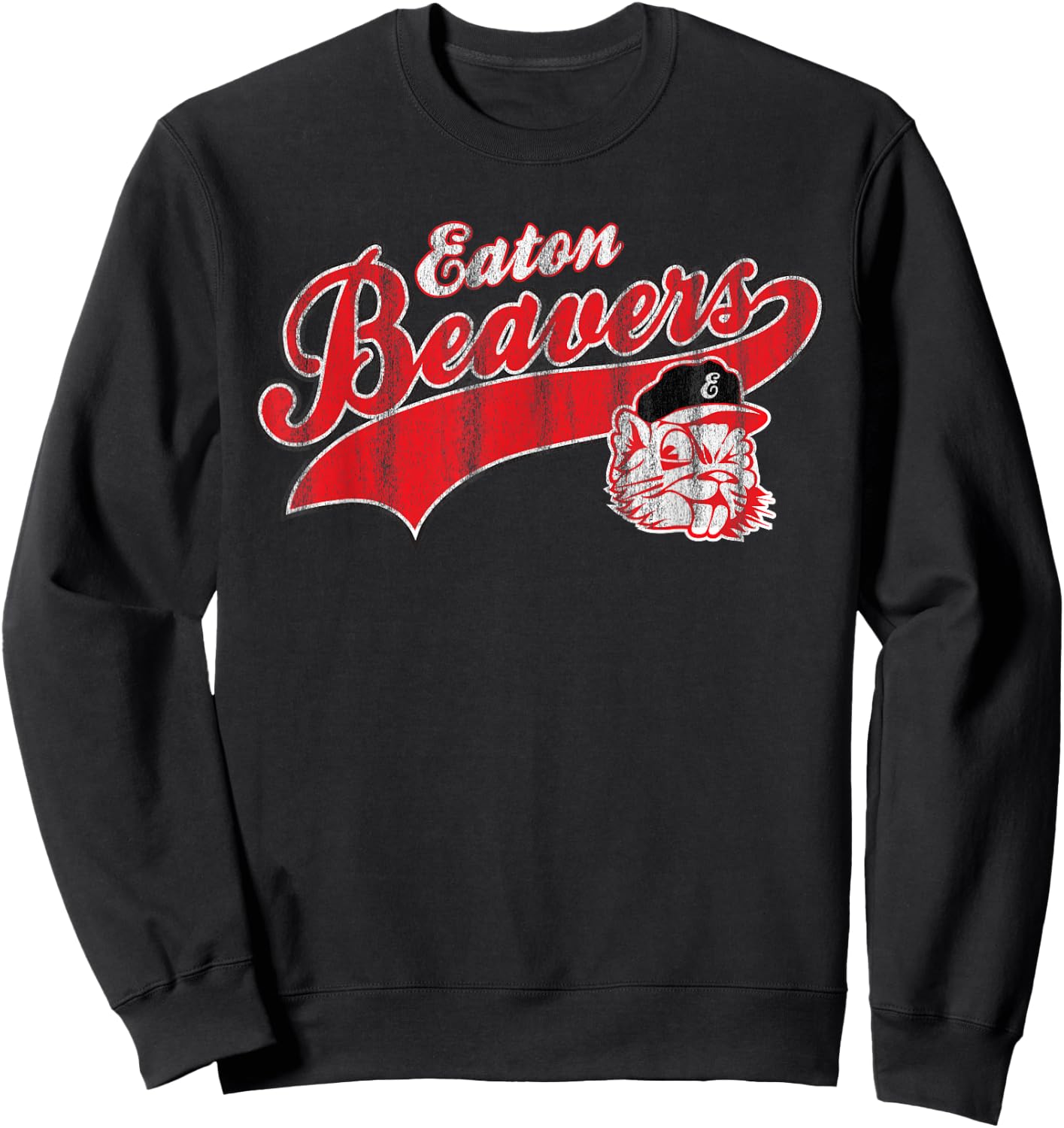 Eaton Beavers funny Sweatshirt - Sweatshirt | Black