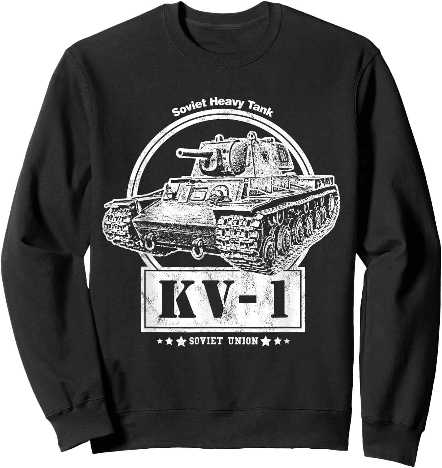 KV-1 Heavy Tank - Soviet WW2 Tank Sweatshirt - Sweatshirt | Black