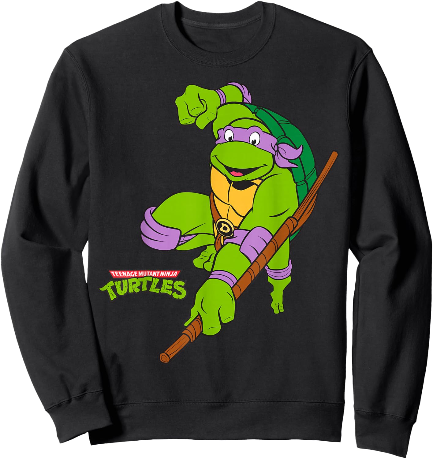 Teenage Mutant Ninja Turtles Donatello Action Sweatshirt - Sweatshirt | Black