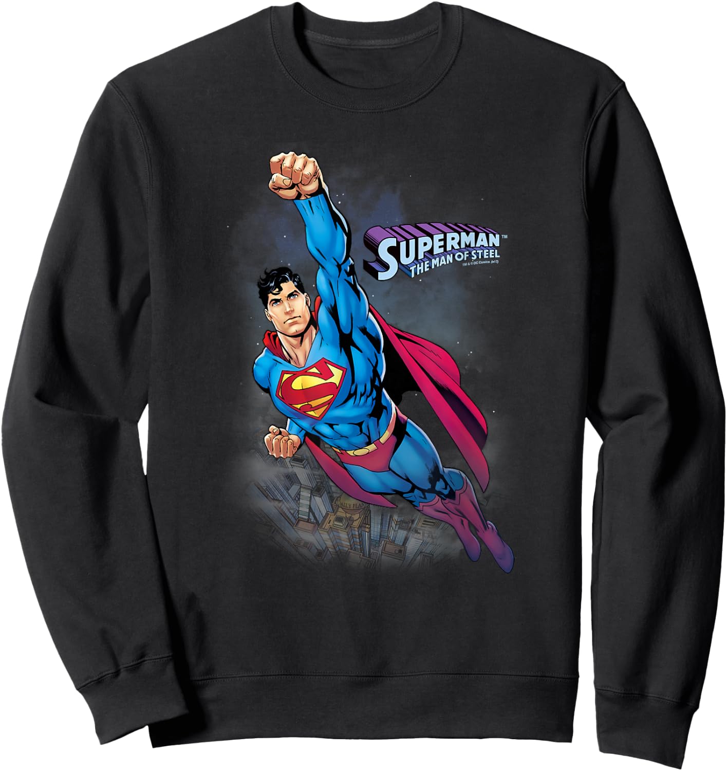 Superman Twilight Flight Sweatshirt - Sweatshirt | Black