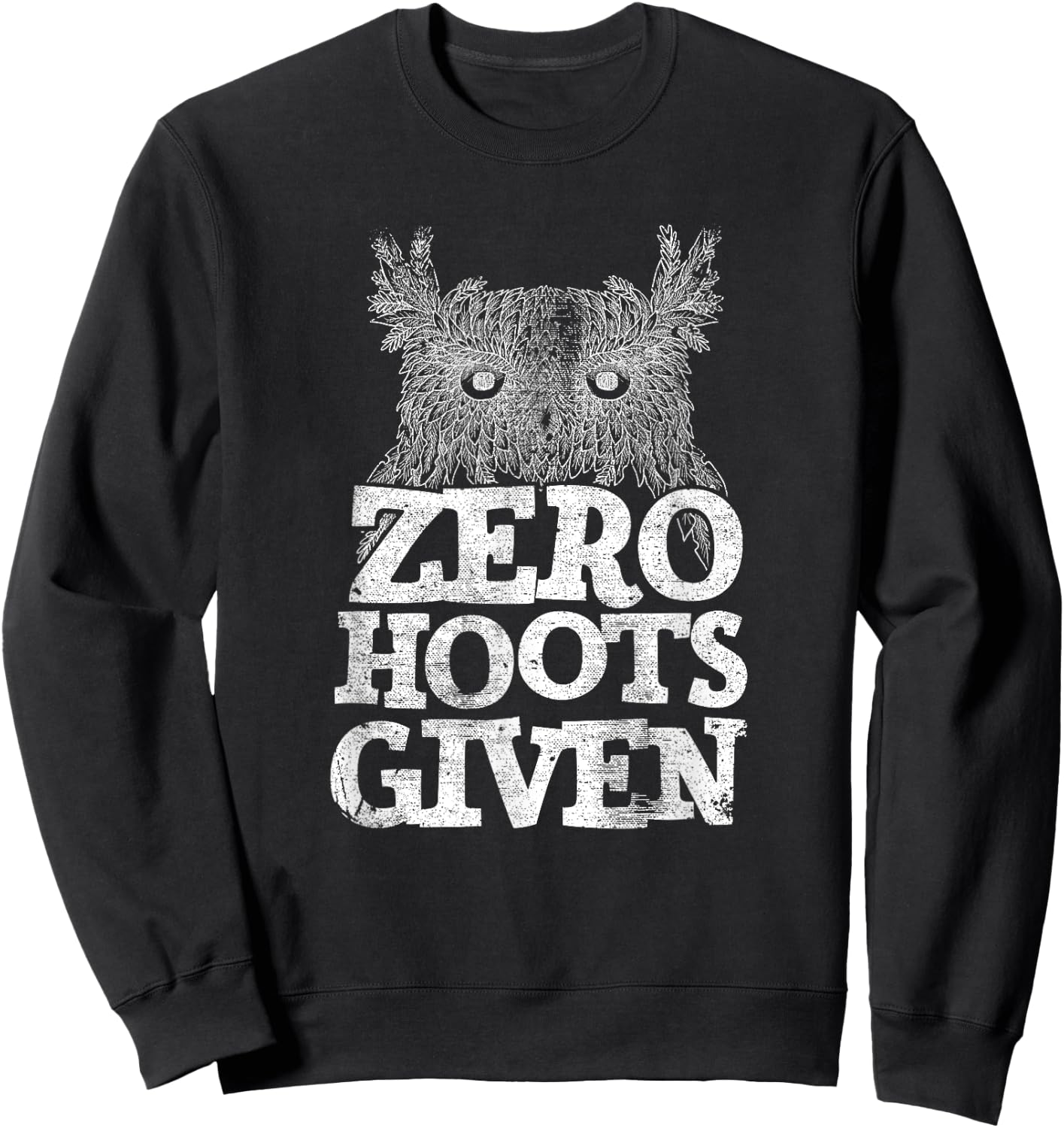 Zero Hoots Given Sweatshirt - Sweatshirt | Black