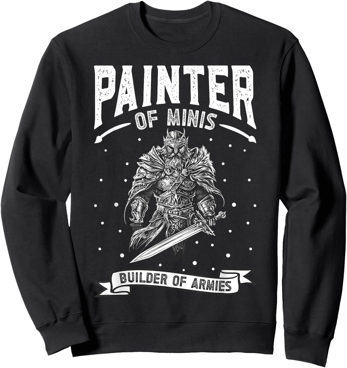 Miniature Painting Sweatshirt - Sweatshirt | Black