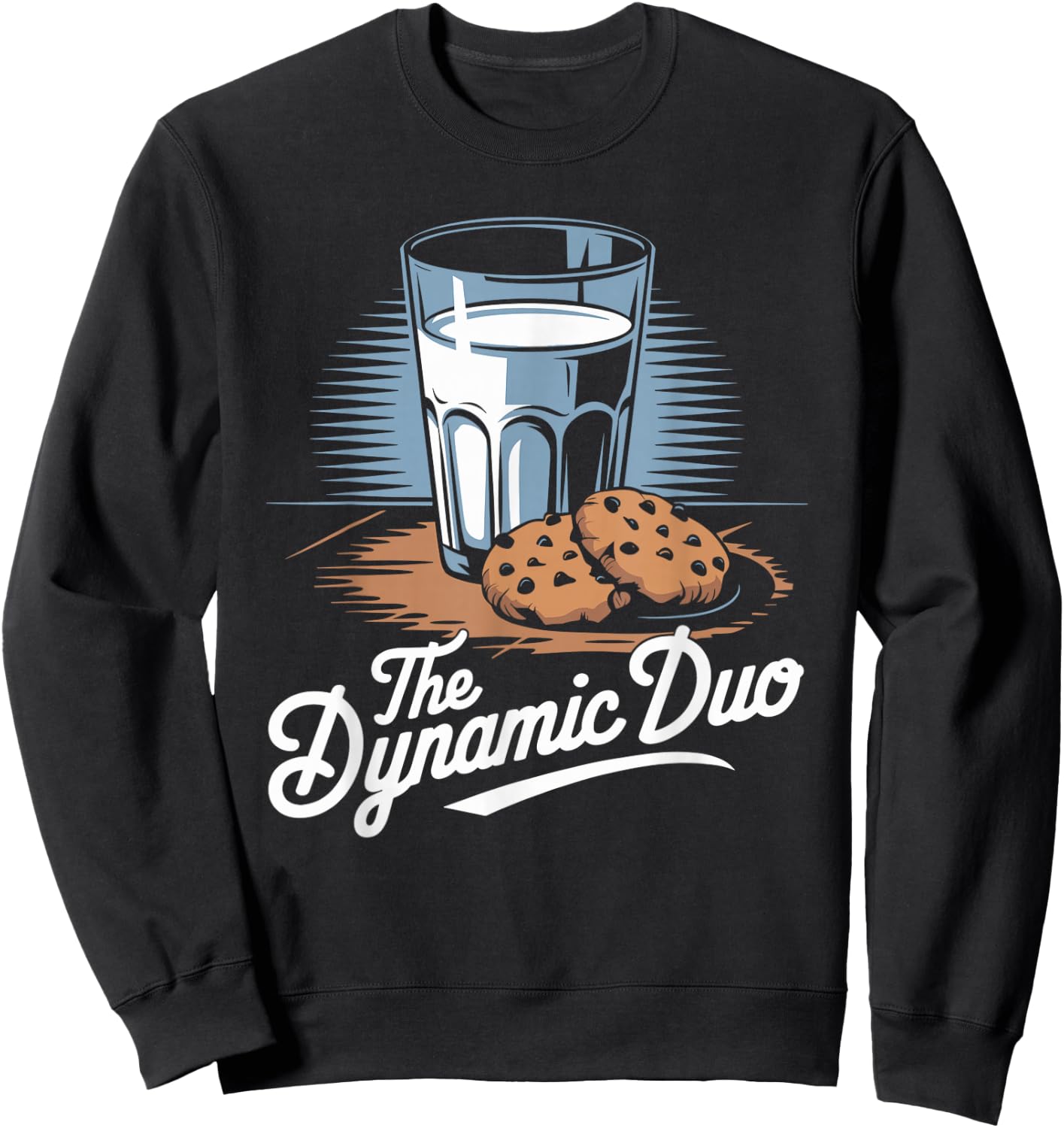 Dynamic Duo Milk and Cookie Sweatshirt - Sweatshirt | Black