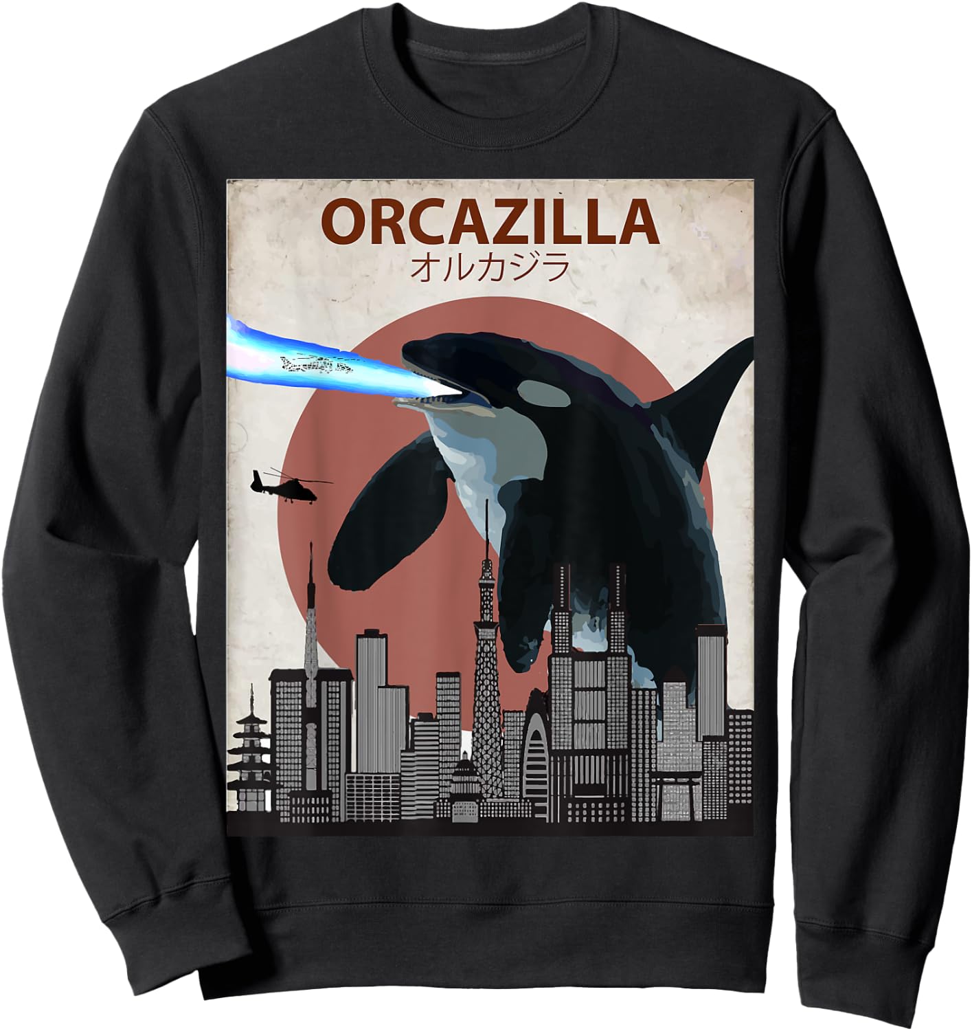Funny Killer Whale | Orca Lovers Gift Sweatshirt - Sweatshirt | Black