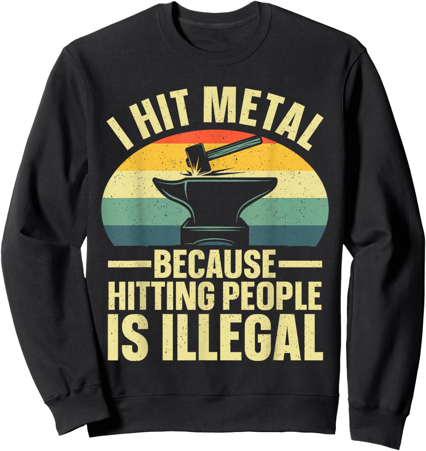Best Blacksmith Art Women Blacksmithing Forging Sweatshirt - Sweatshirt | Black