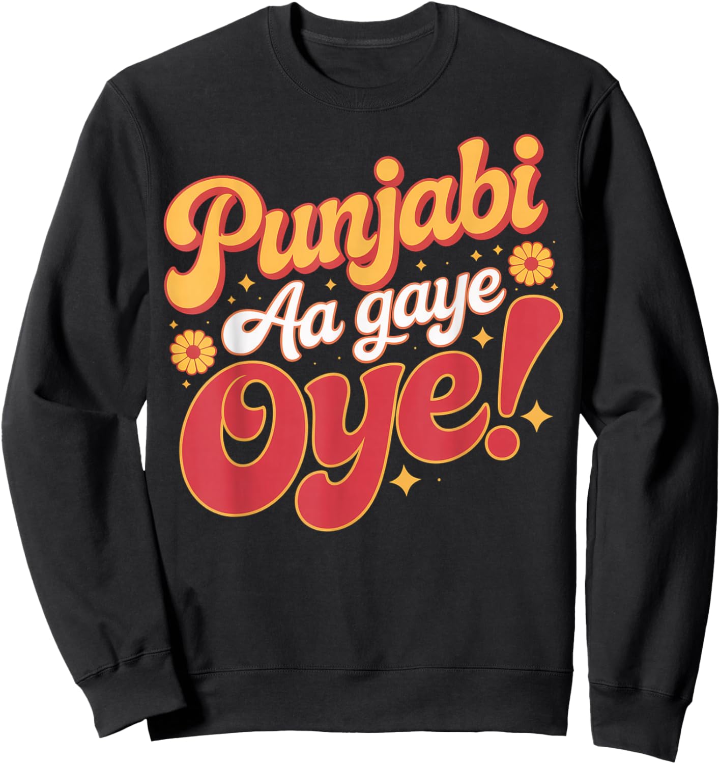 Punjabi Aa Gaye Oye Tonight Diljit Dosanjh Sweatshirt - Sweatshirt | Black