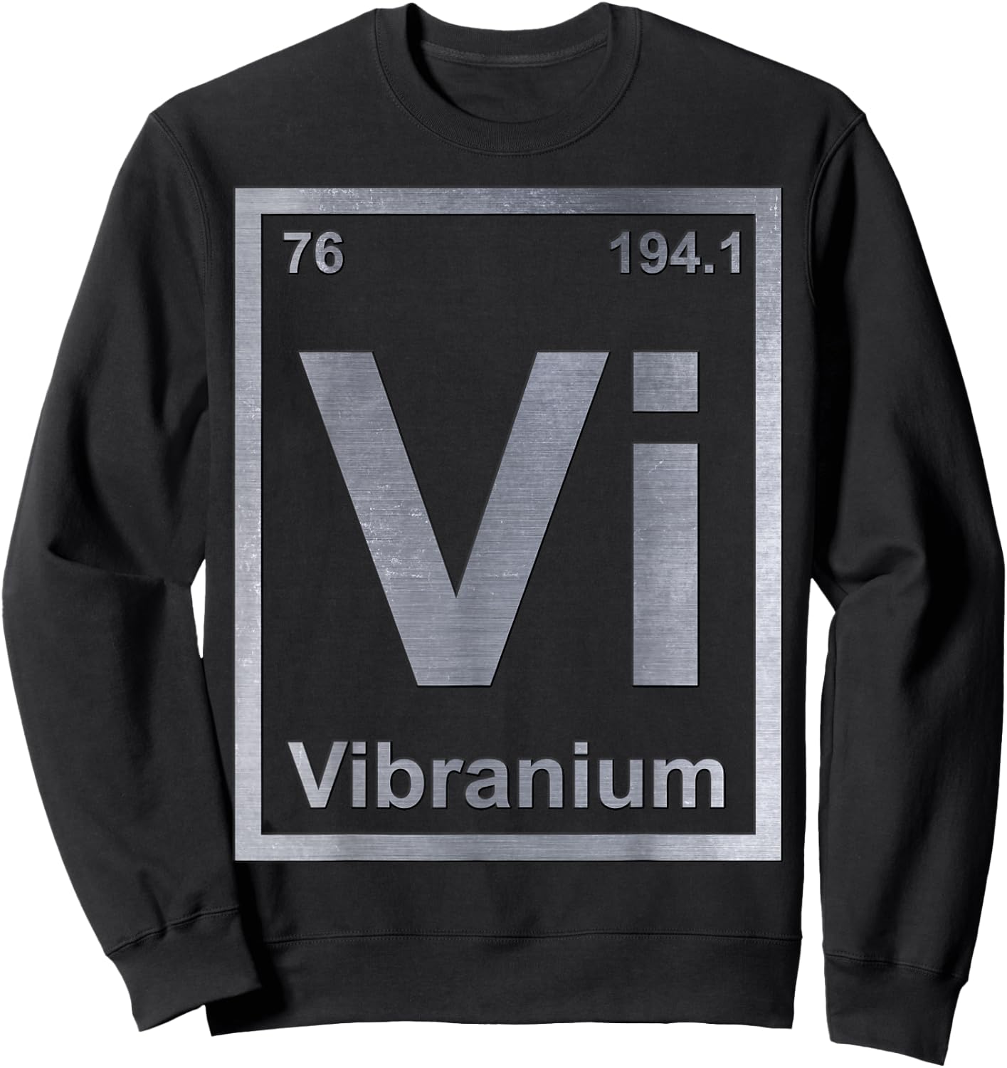 Marvel Periodic Element Vibranium Metal Graphic Sweatshirt - Sweatshirt | Black