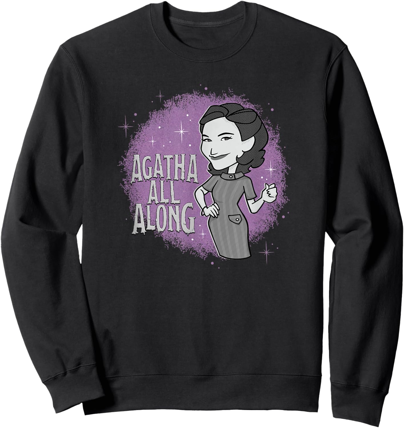 Marvel WandaVision Agatha All Along Sweatshirt - Sweatshirt | Black