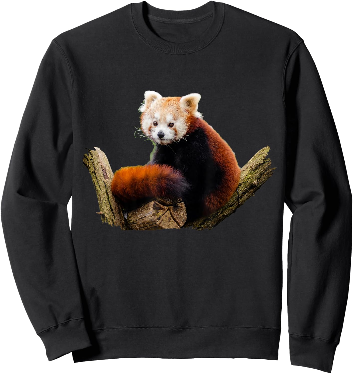 Red Panda Sweatshirt - Sweatshirt | Black