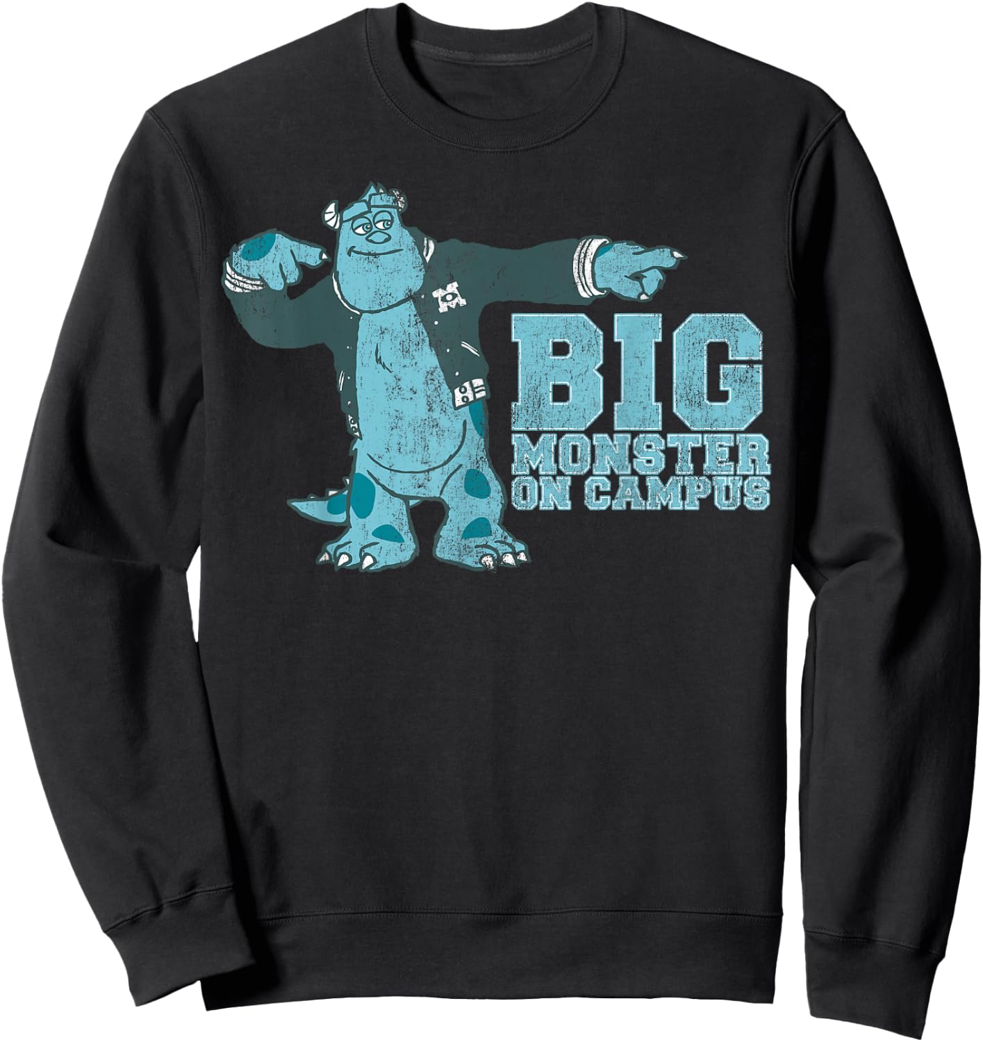 Disney Monsters University Sulley Graphic Sweatshirt - Sweatshirt | Black