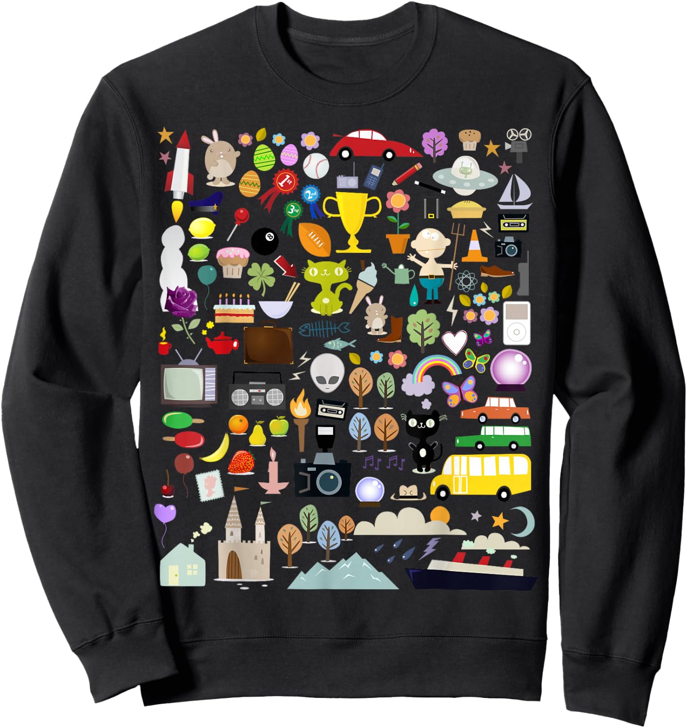 I Spy Game for Kids & Toddlers Sweatshirt - Sweatshirt | Black