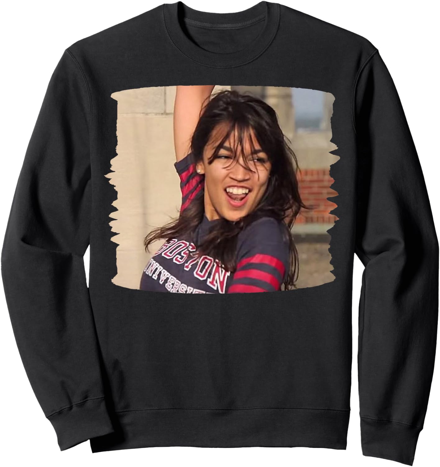 Alexandria Ocasio Cortez Funny Let Her Dance Liberal Sweatshirt - Sweatshirt | Black