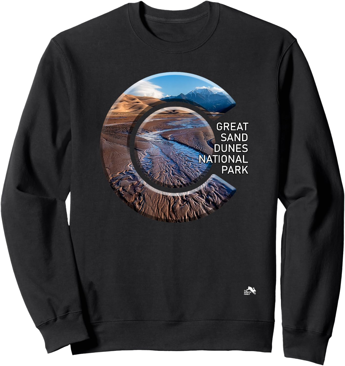 Great Sand Dunes National Park Sweatshirt - Sweatshirt | Black