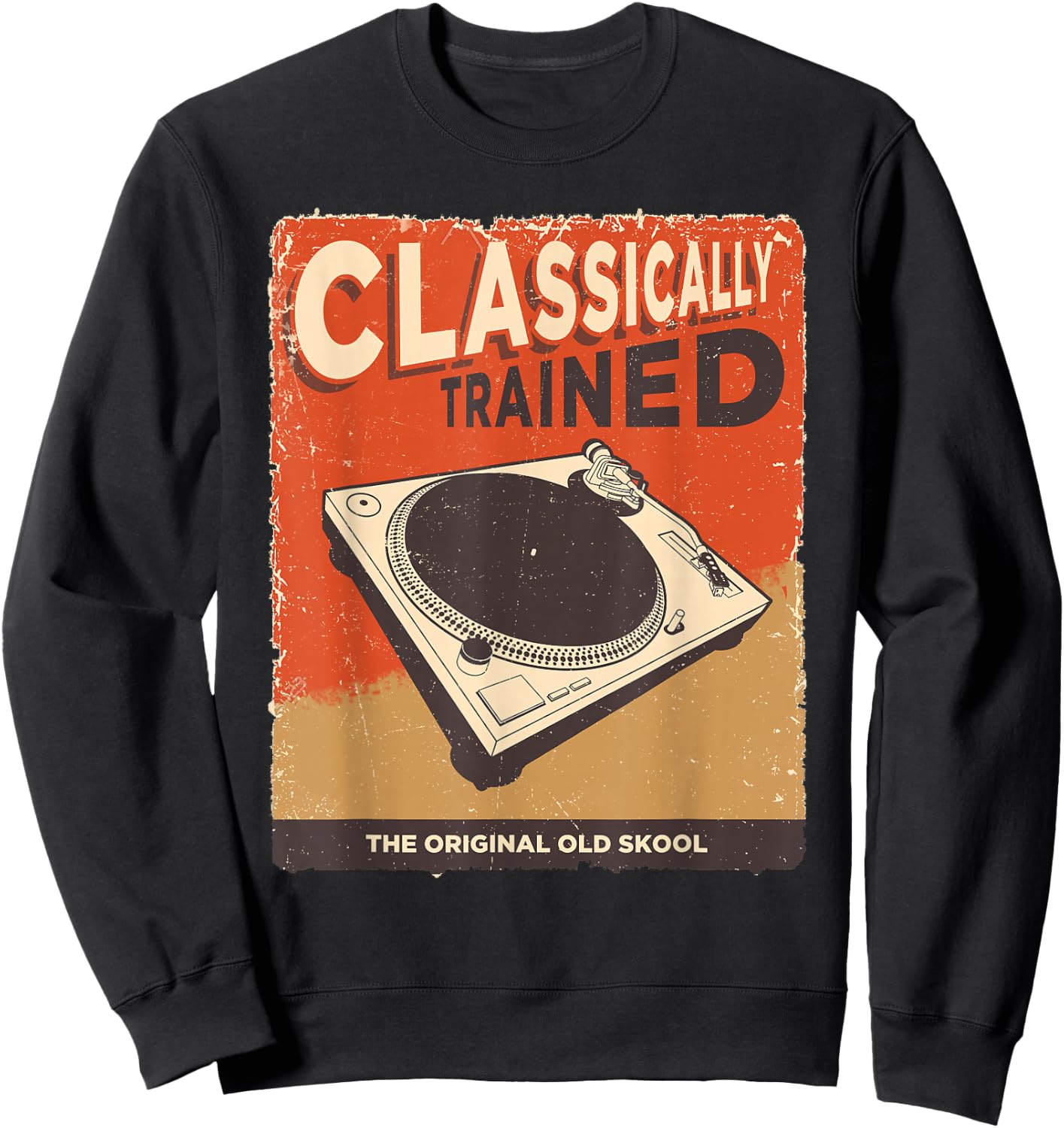 Classically Trained 1210 1200 - Turntable Sweatshirt - Sweatshirt | Black