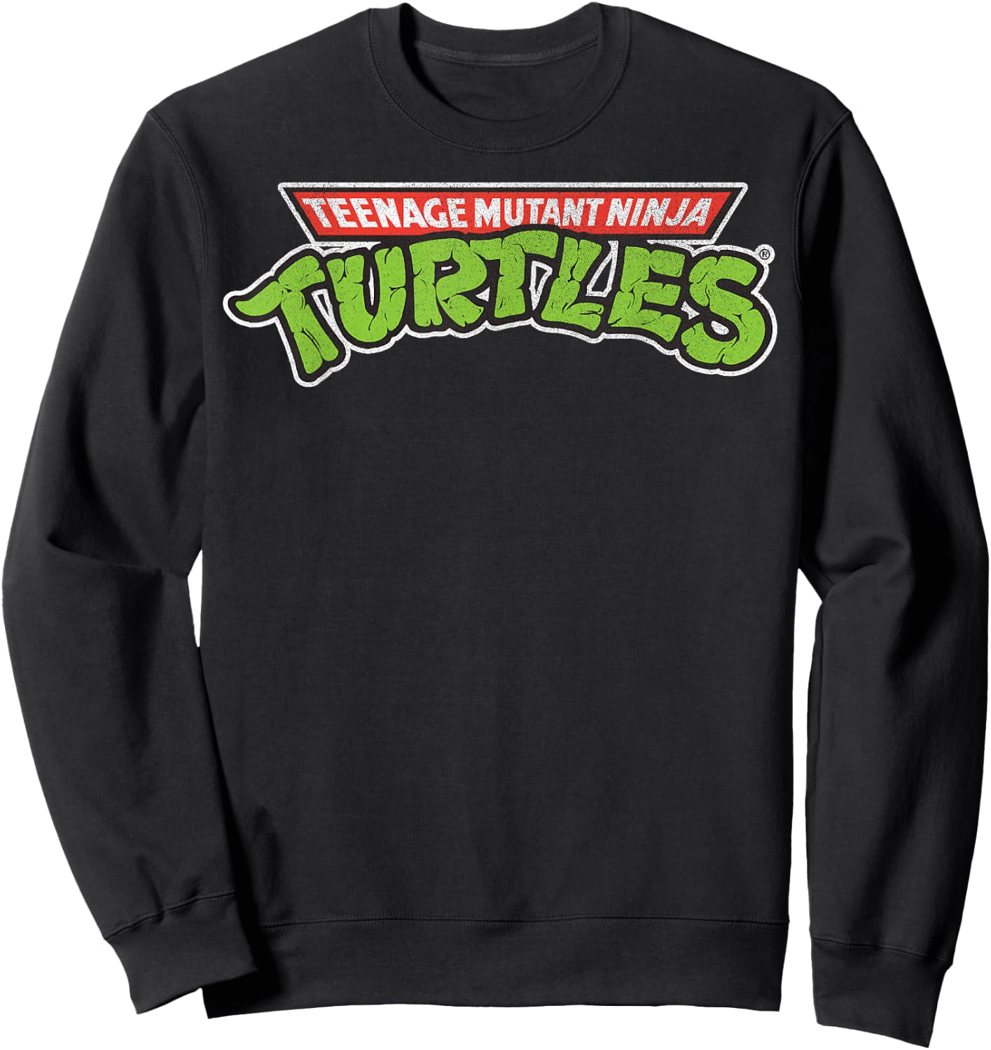 Teenage Mutant Ninja Turtles Retro Logo Sweatshirt - Sweatshirt | Black