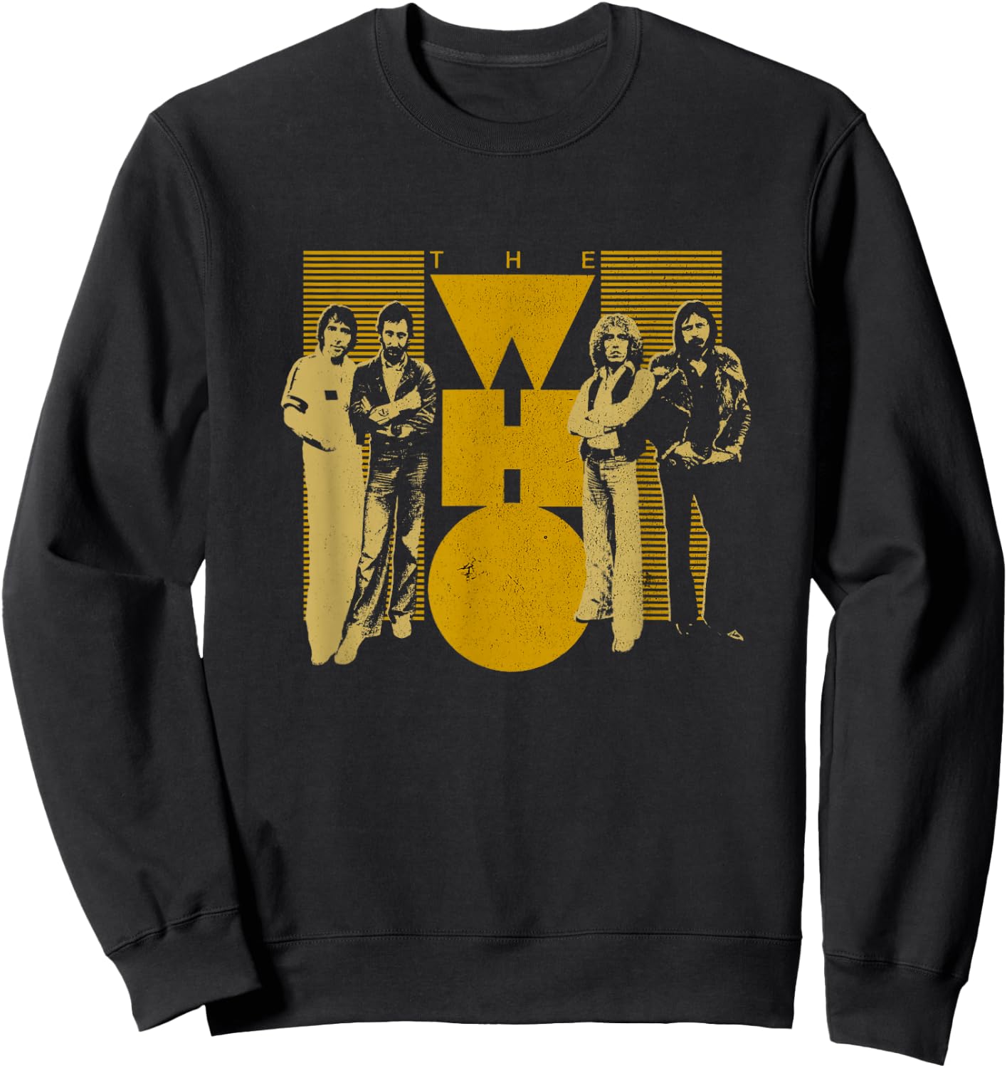 The Who Official Yellow 75 Sweatshirt - Sweatshirt | Black