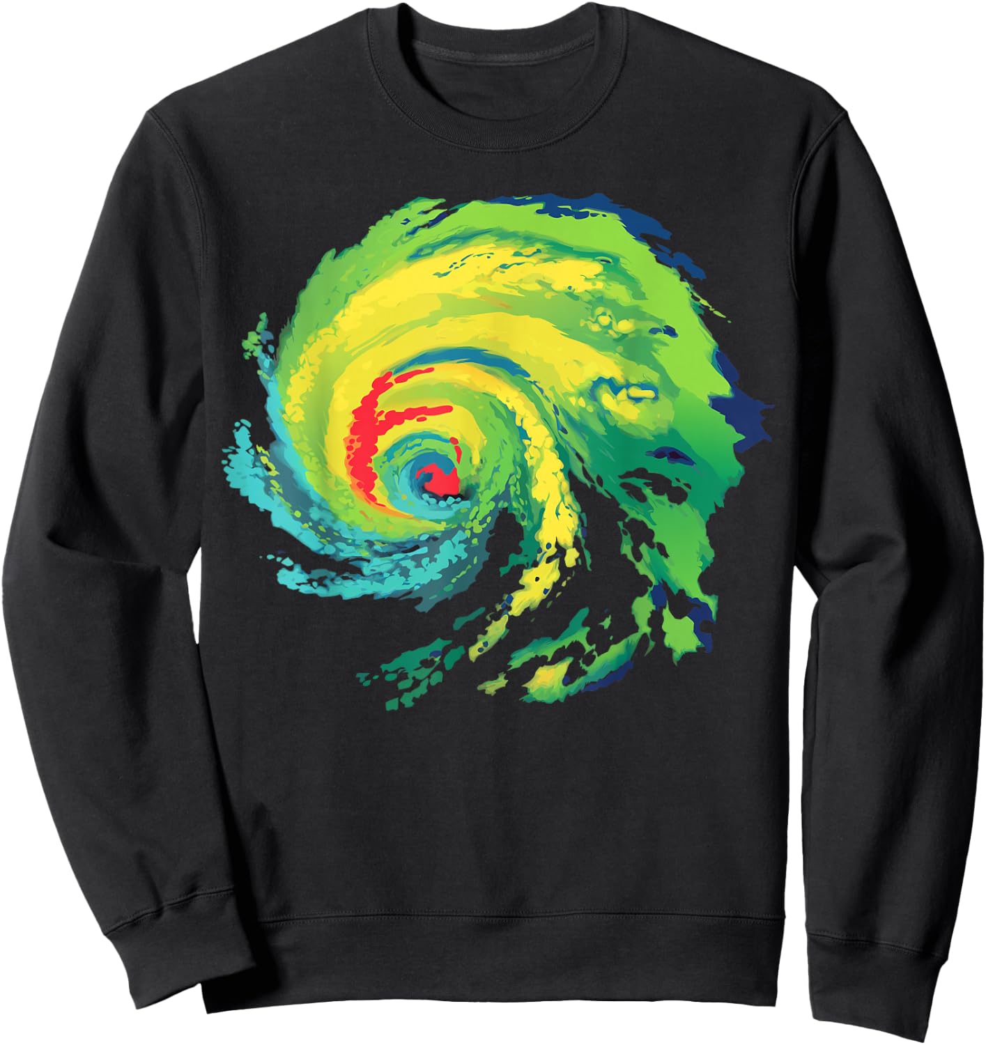 Meteorologist Weather Radar Image Weatherman Storm Chasing Sweatshirt - Sweatshirt | Black