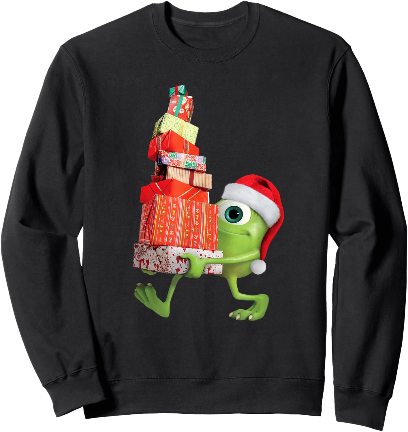 Disney PIXAR Monsters University Santa Mike Holiday Sweatshirt - Sweatshirt | Black