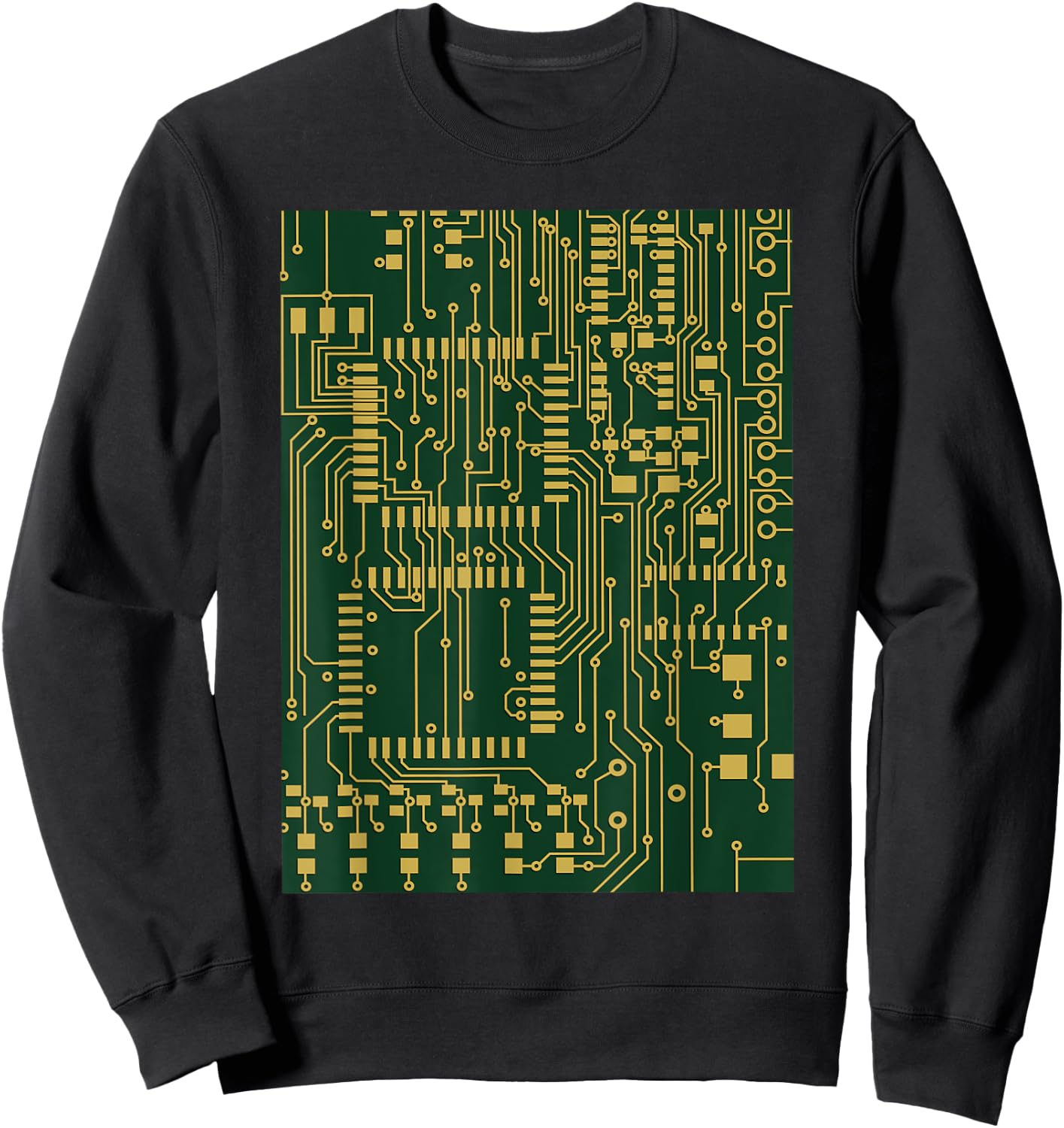 Computer Circuit Board - Electronics Tech T Shirt Sweatshirt - Sweatshirt | Black