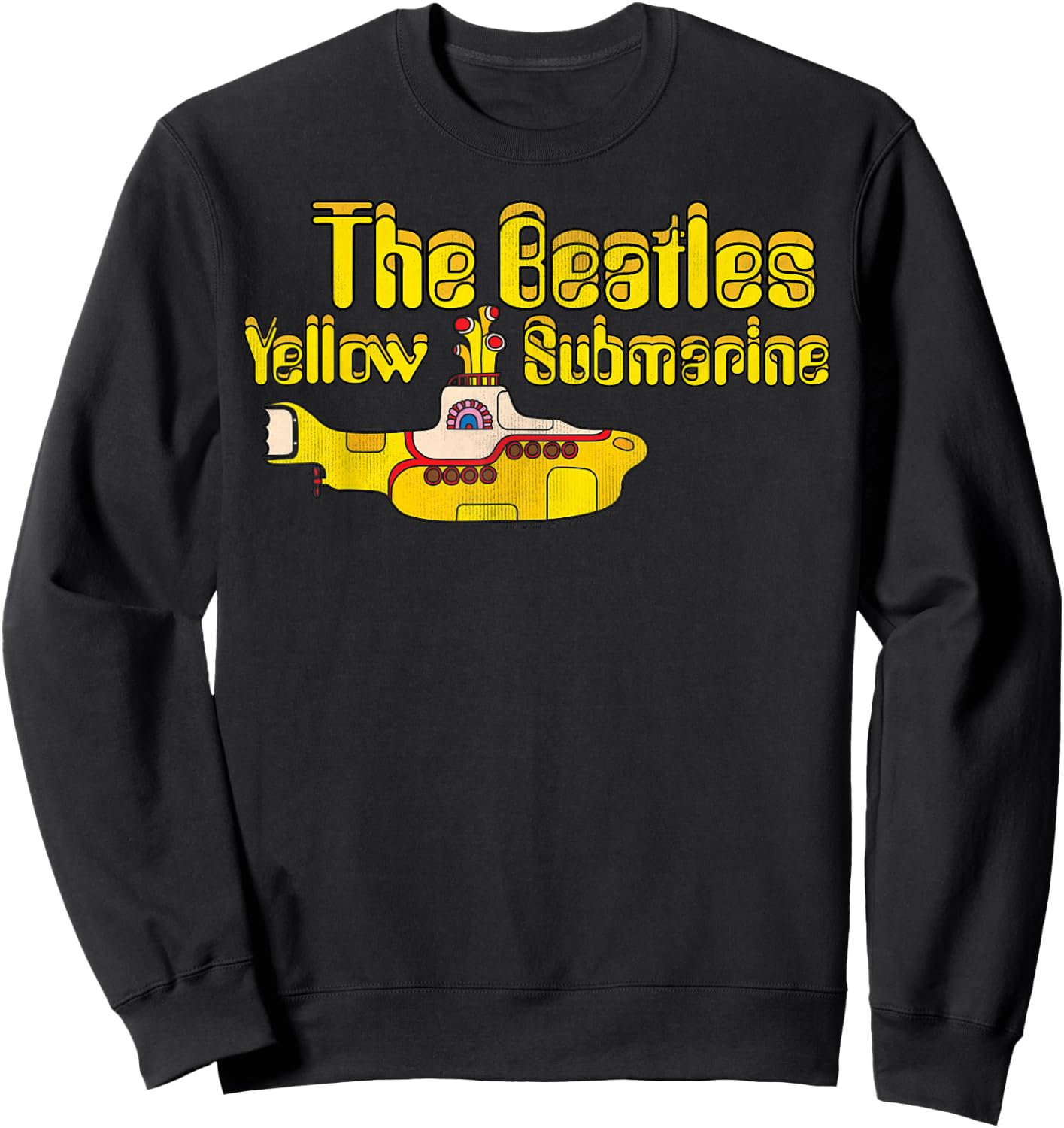 The Beatles Yellow Submarine Logo Sweatshirt - Sweatshirt | Black