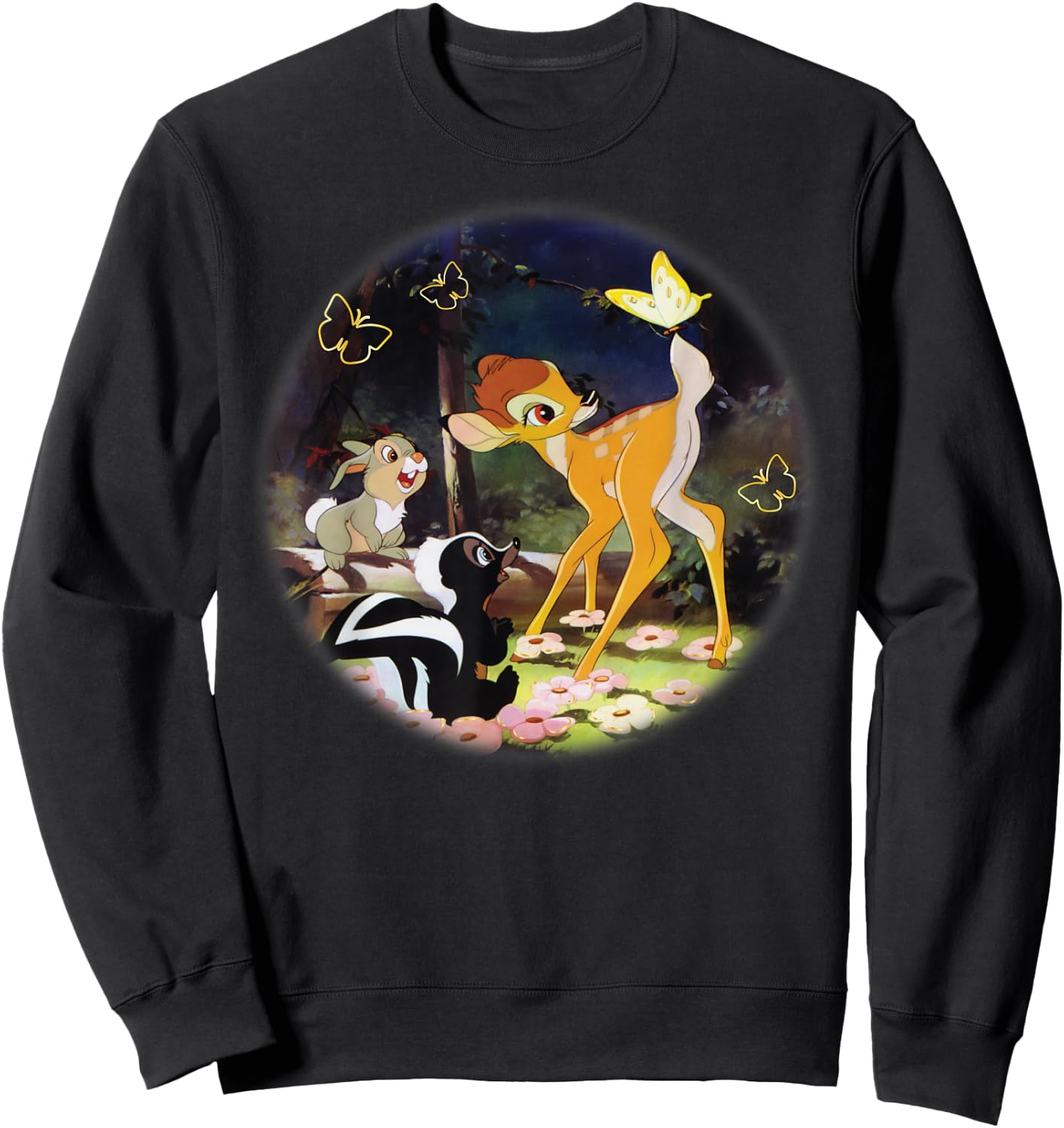 Disney - Bambi Circle Sweatshirt - Sweatshirt | Black