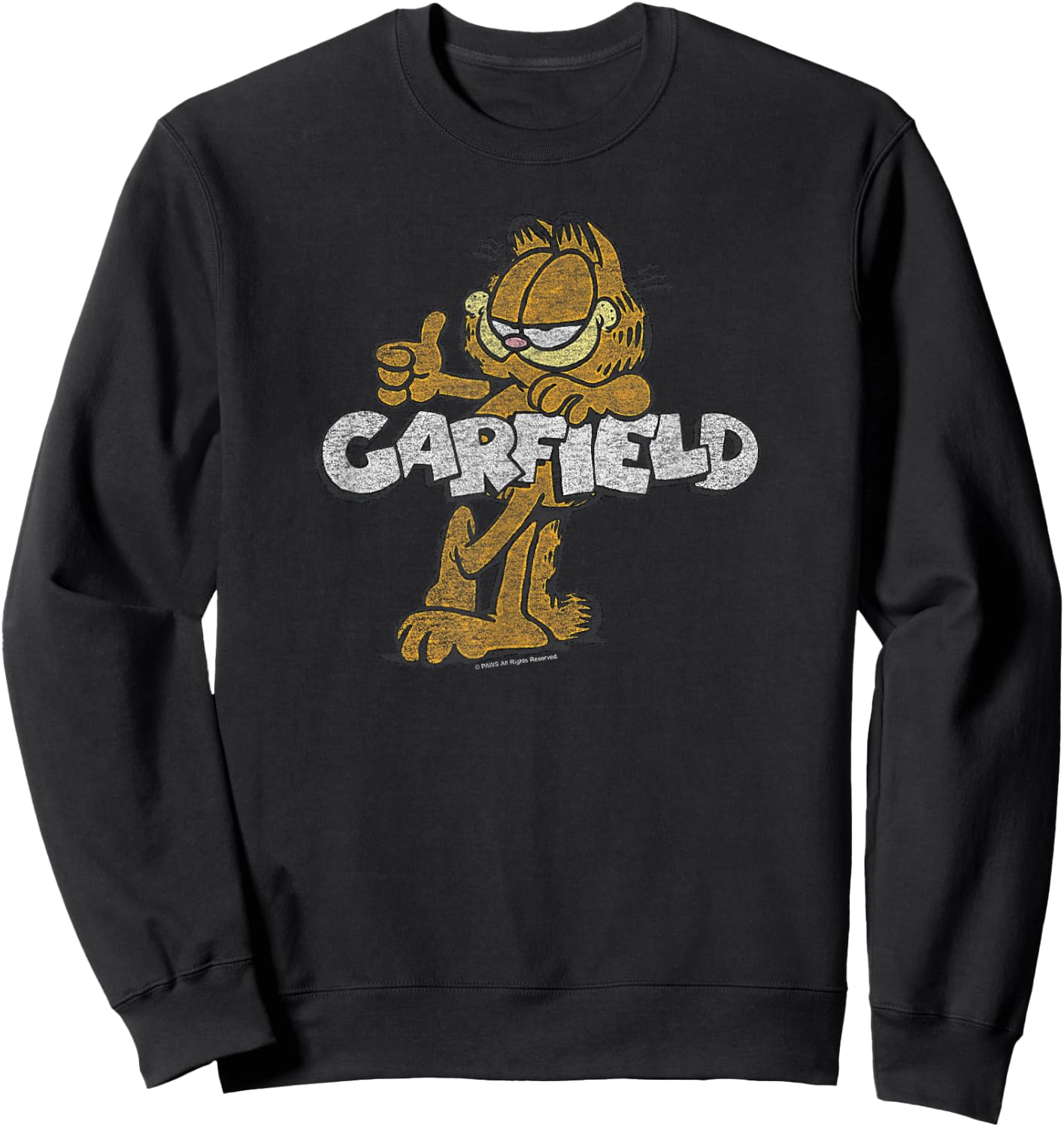 Garfield Retro GARF Sweatshirt - Sweatshirt | Black
