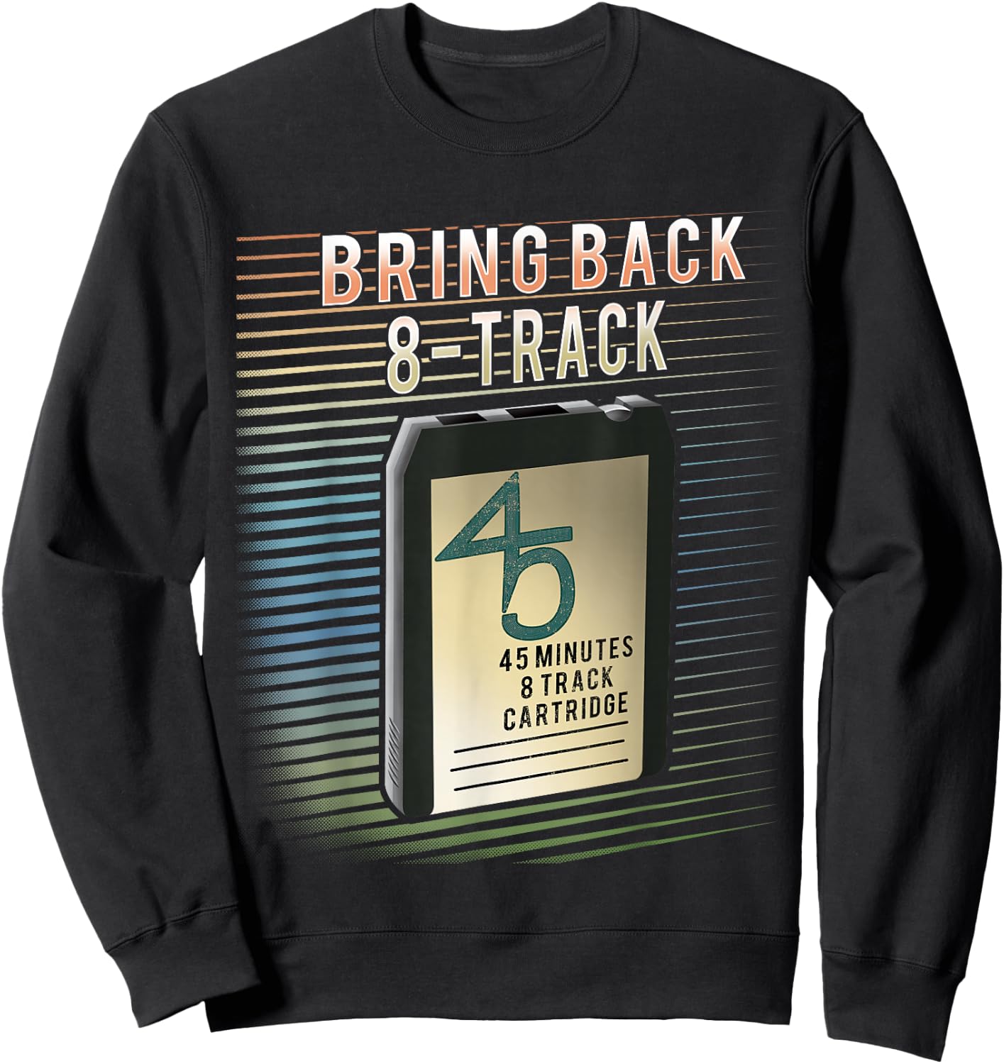 Bring Back 8 Track tape Sweatshirt - Sweatshirt | Black
