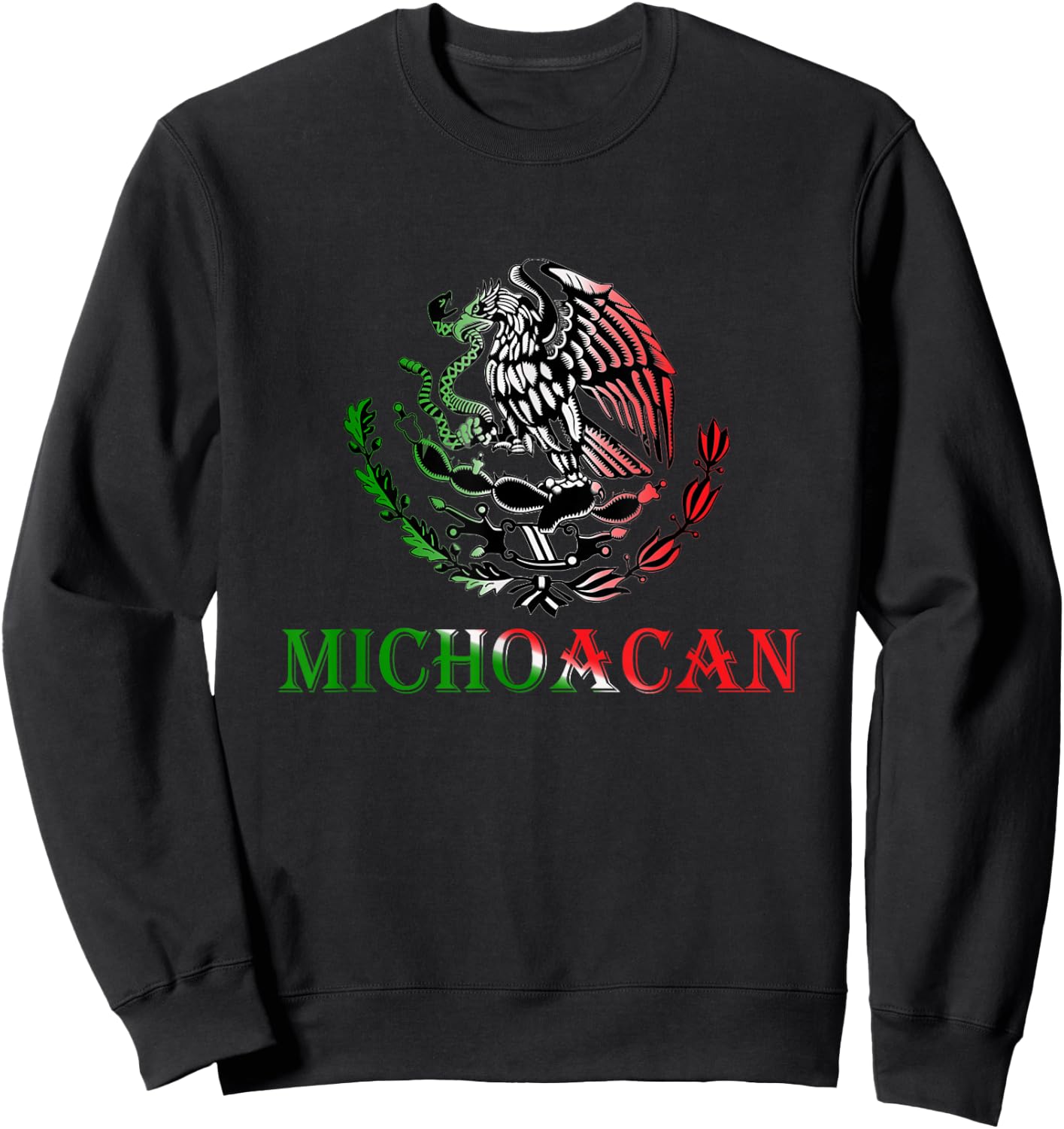 Michoacan a mexican state Shirt - awesome graphic design Sweatshirt - Sweatshirt | Black
