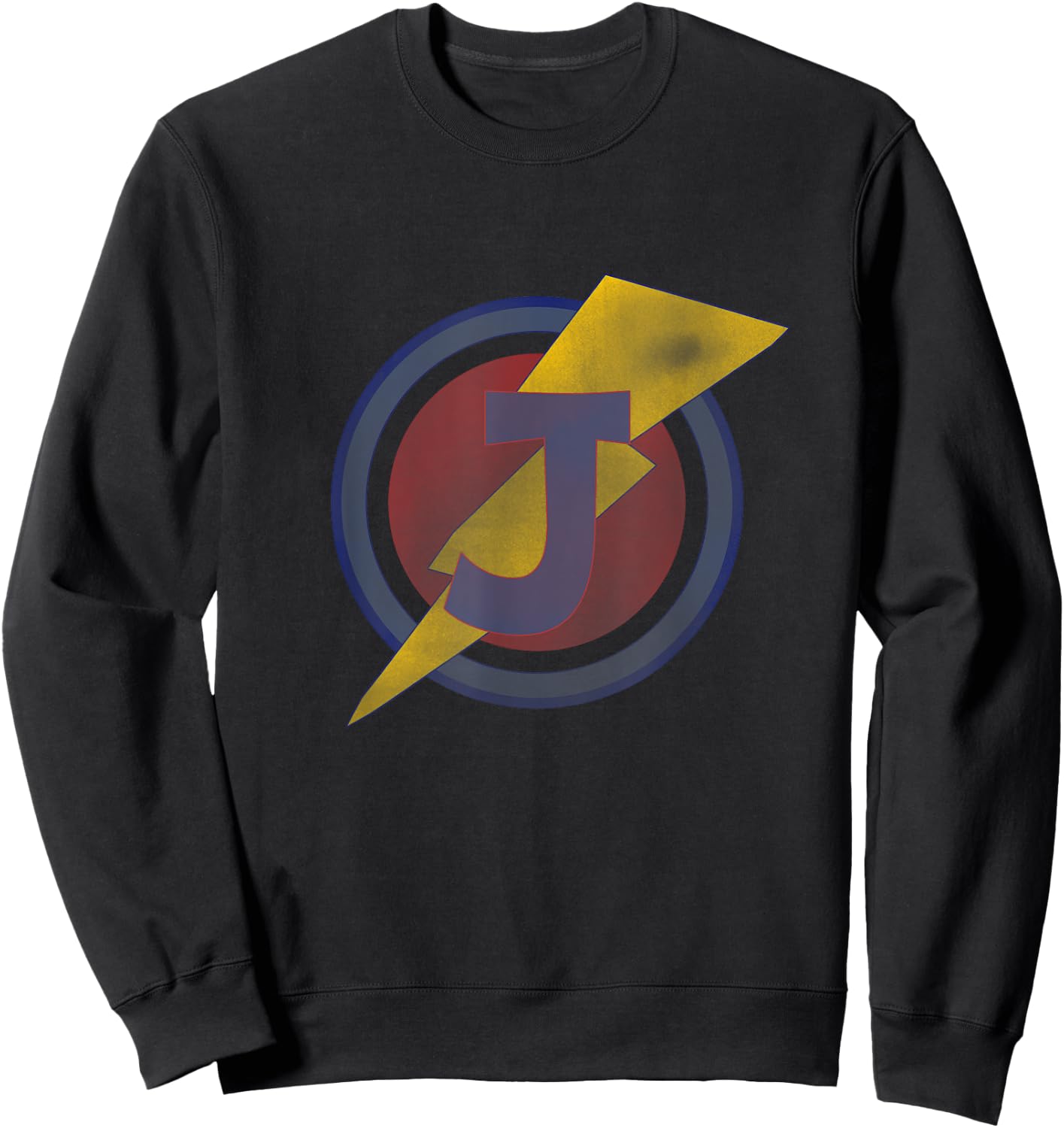Jesus Superhero Shirt Women Girls and Boys Distresse Sweatshirt - Sweatshirt | Black