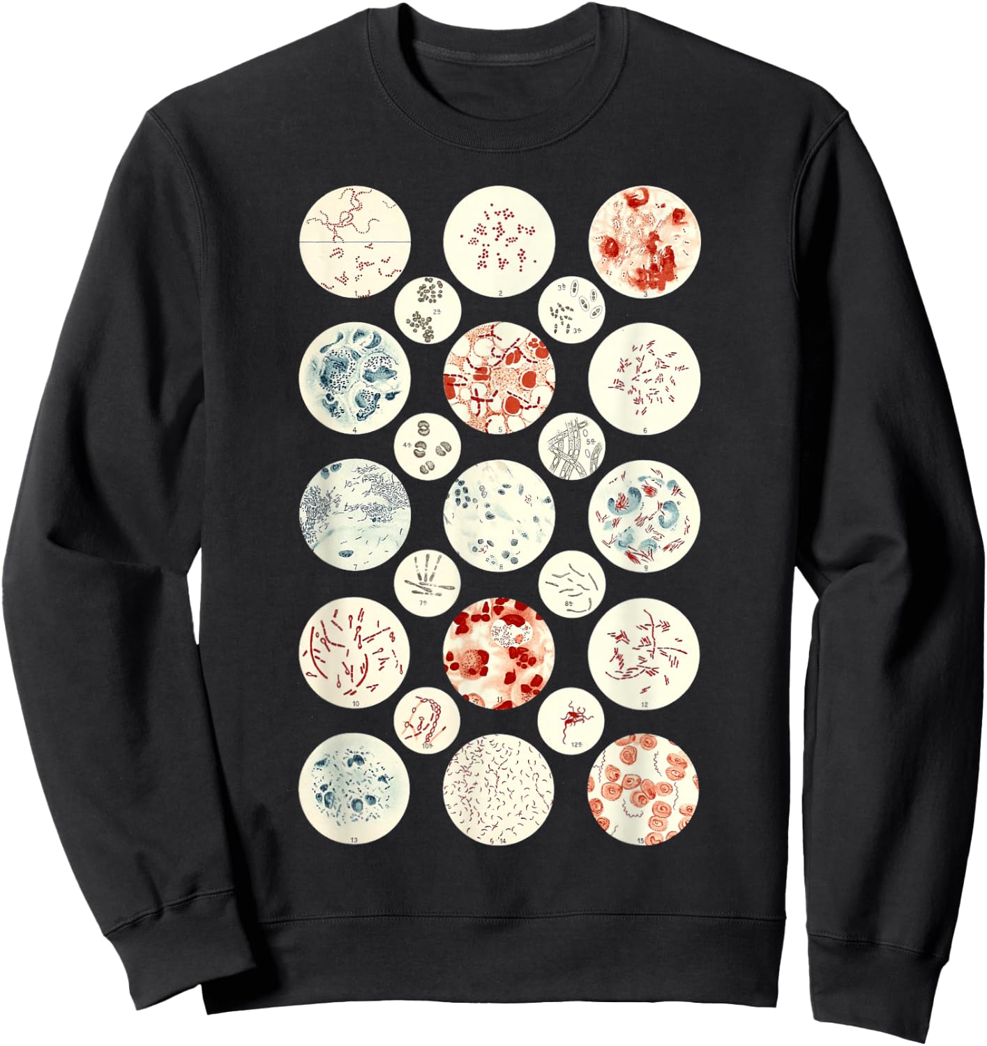 Bacteria funny Microbiology Bacteria Science Tiny Microbes Sweatshirt - Sweatshirt | Black