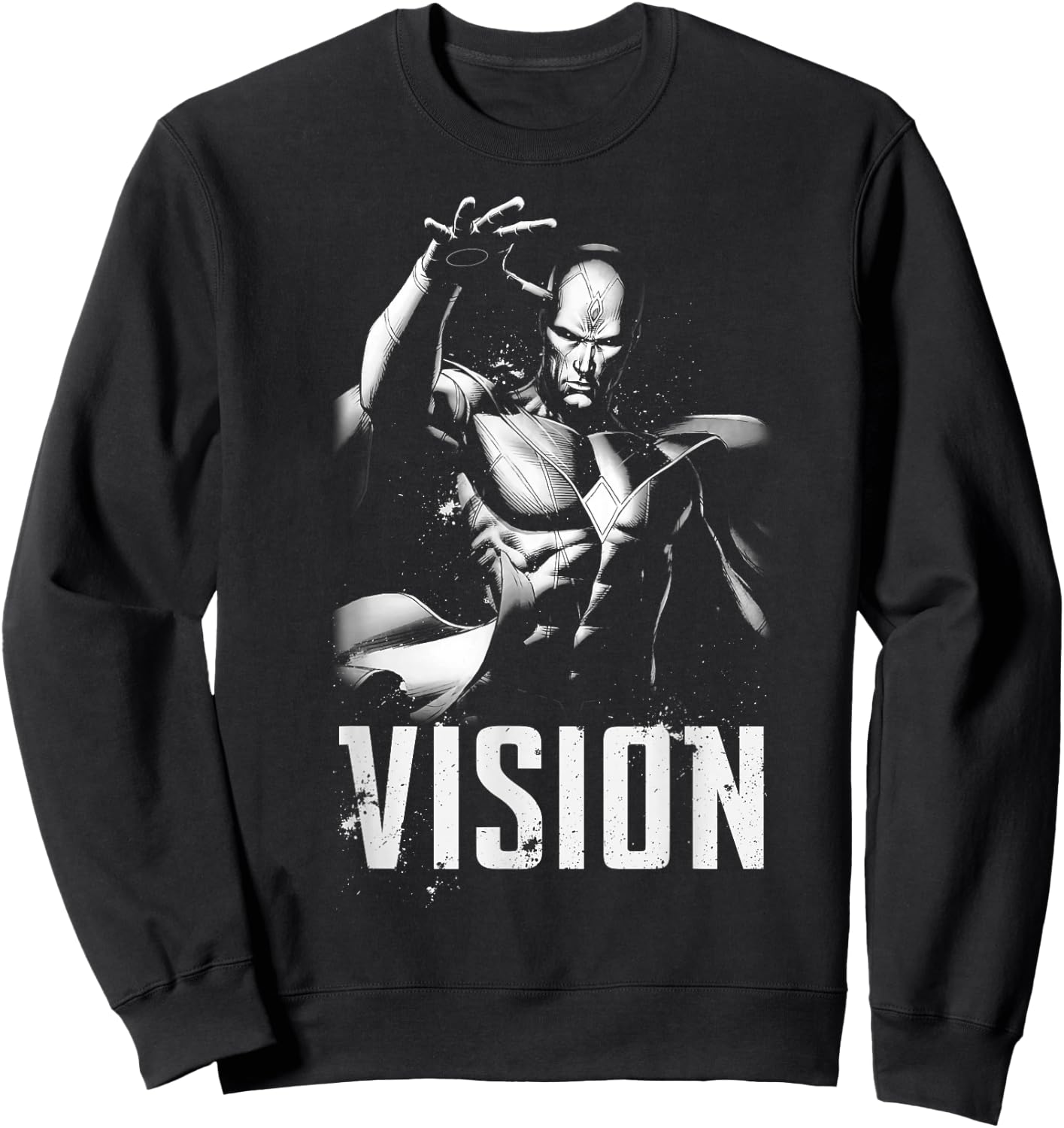 Marvel Vision The Avengers Supernatural Alien Friend Sweatshirt - Sweatshirt | Black