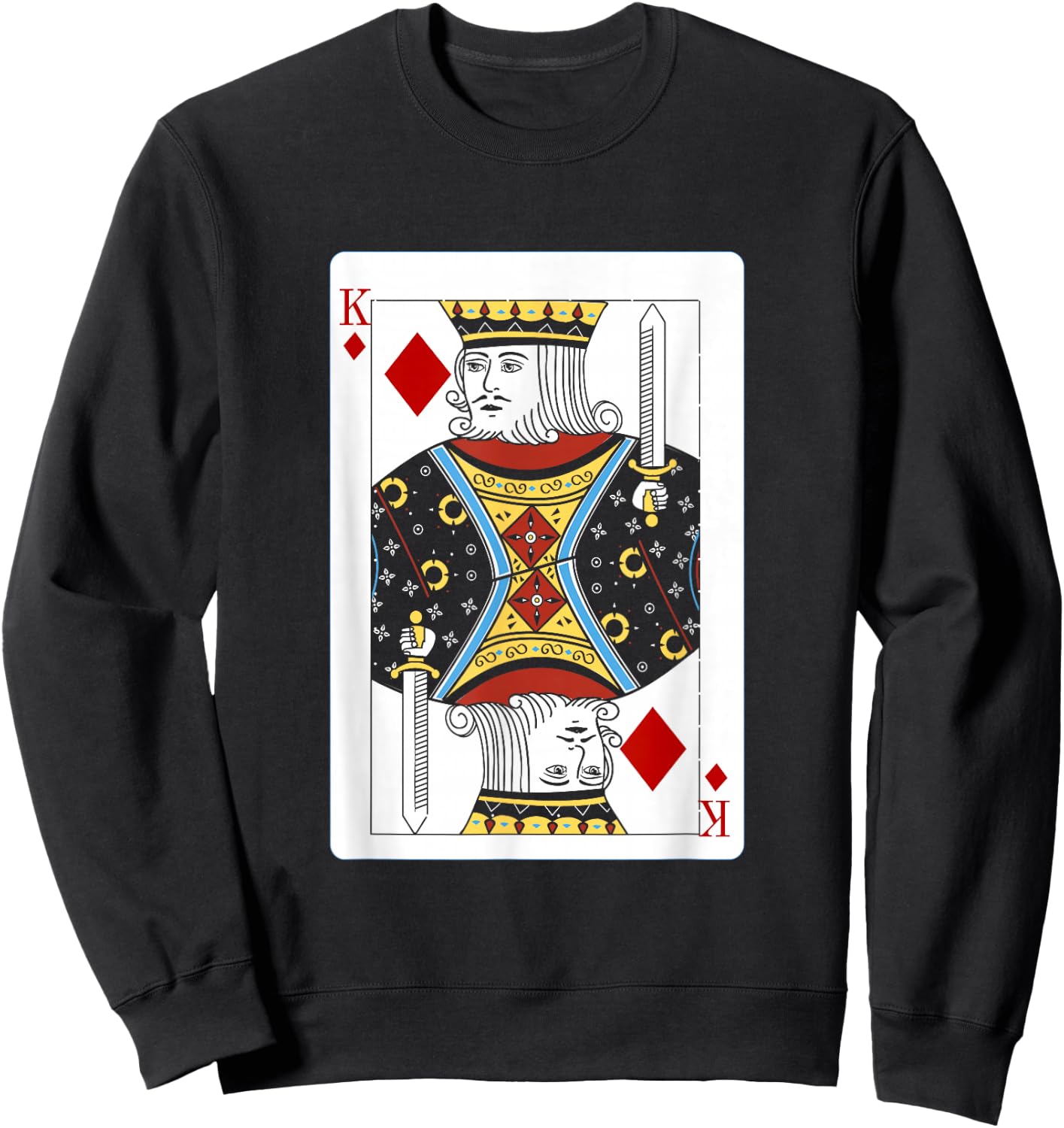 King Of Diamonds Costume Sweatshirt - Sweatshirt | Black