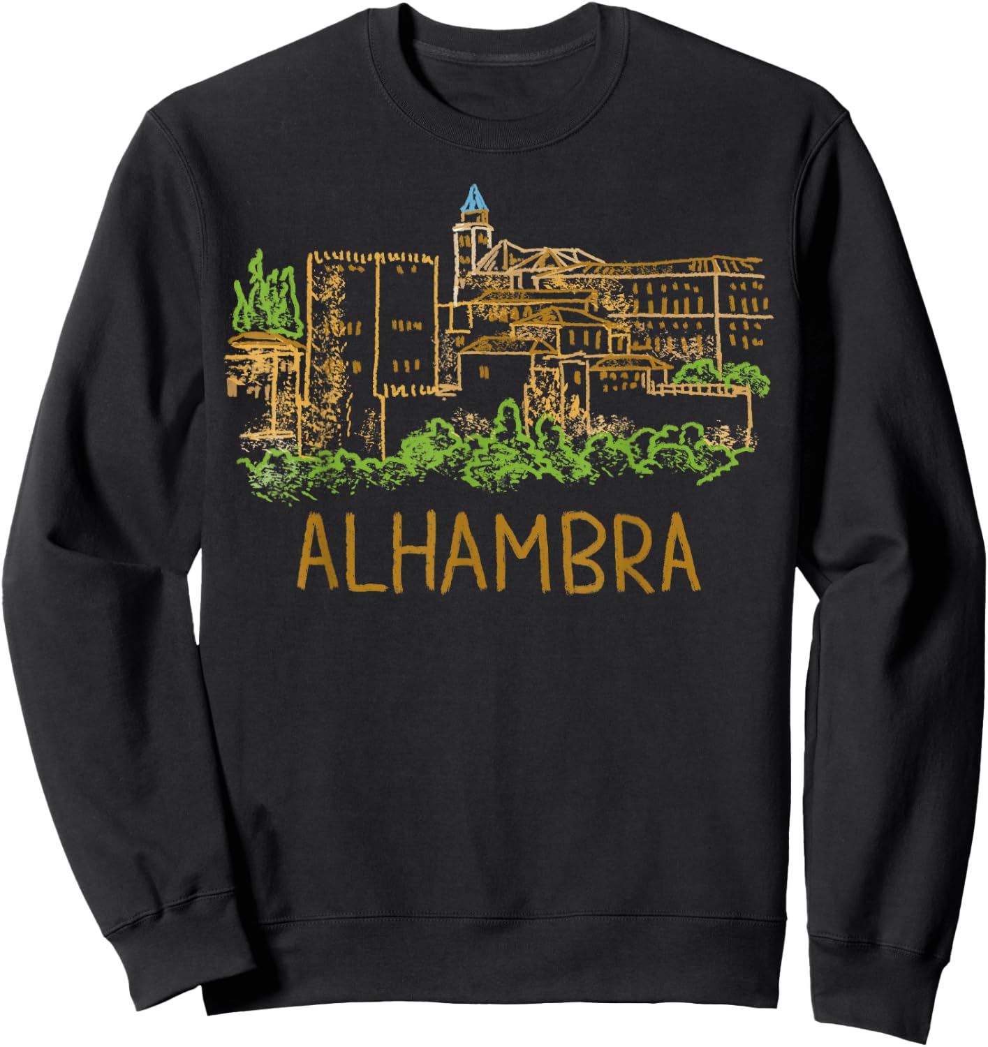 Alhambra Shirt T Shirt Sweatshirt - Sweatshirt | Black