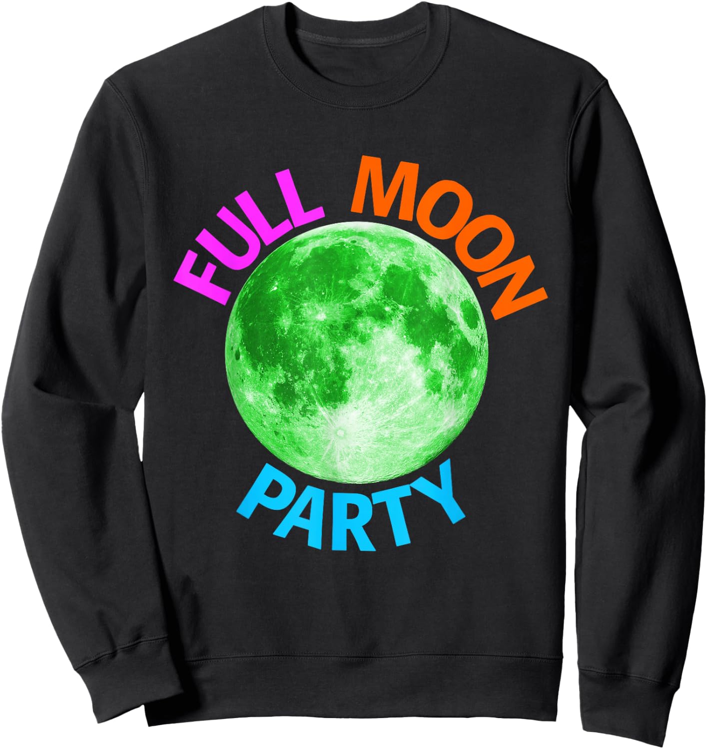 Full Moon Party Sweatshirt - Sweatshirt | Black