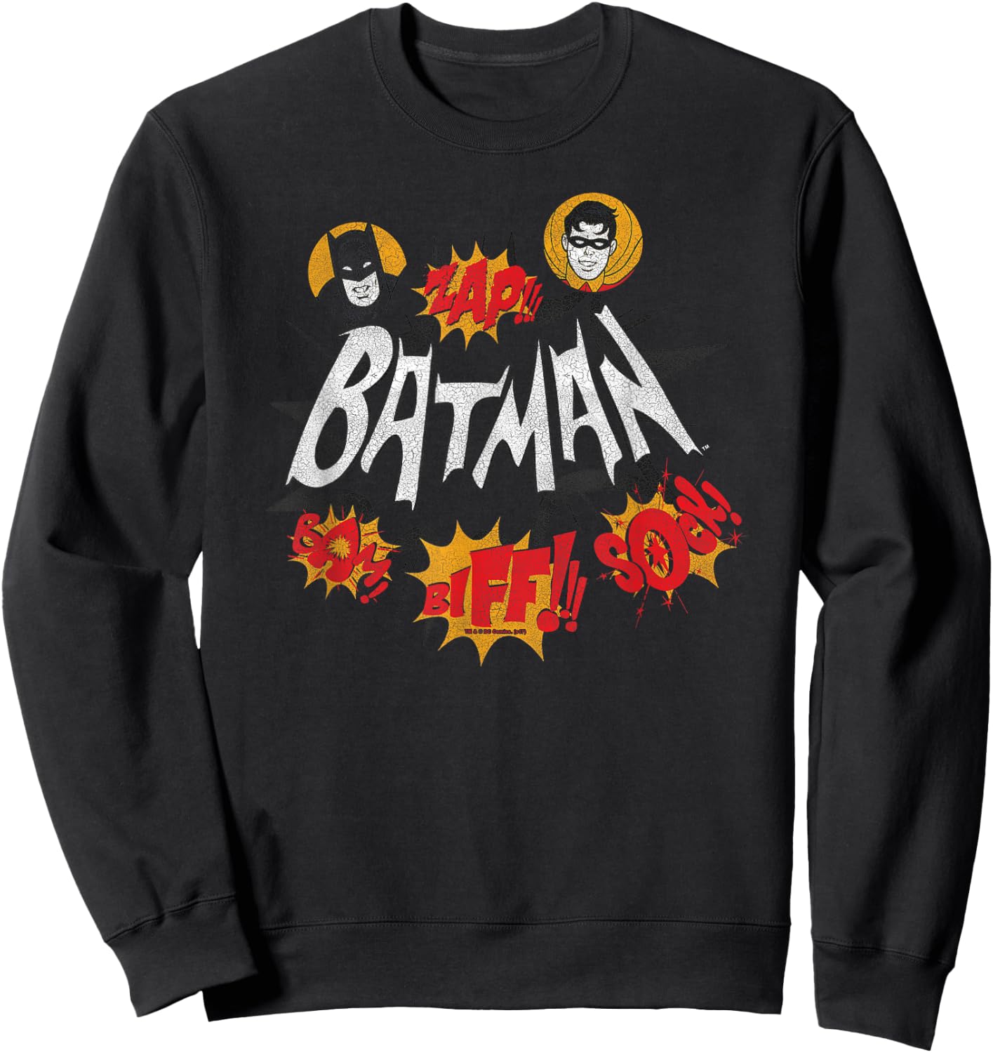 Batman Classic TV Series Sound Effects Sweatshirt - Sweatshirt | Black