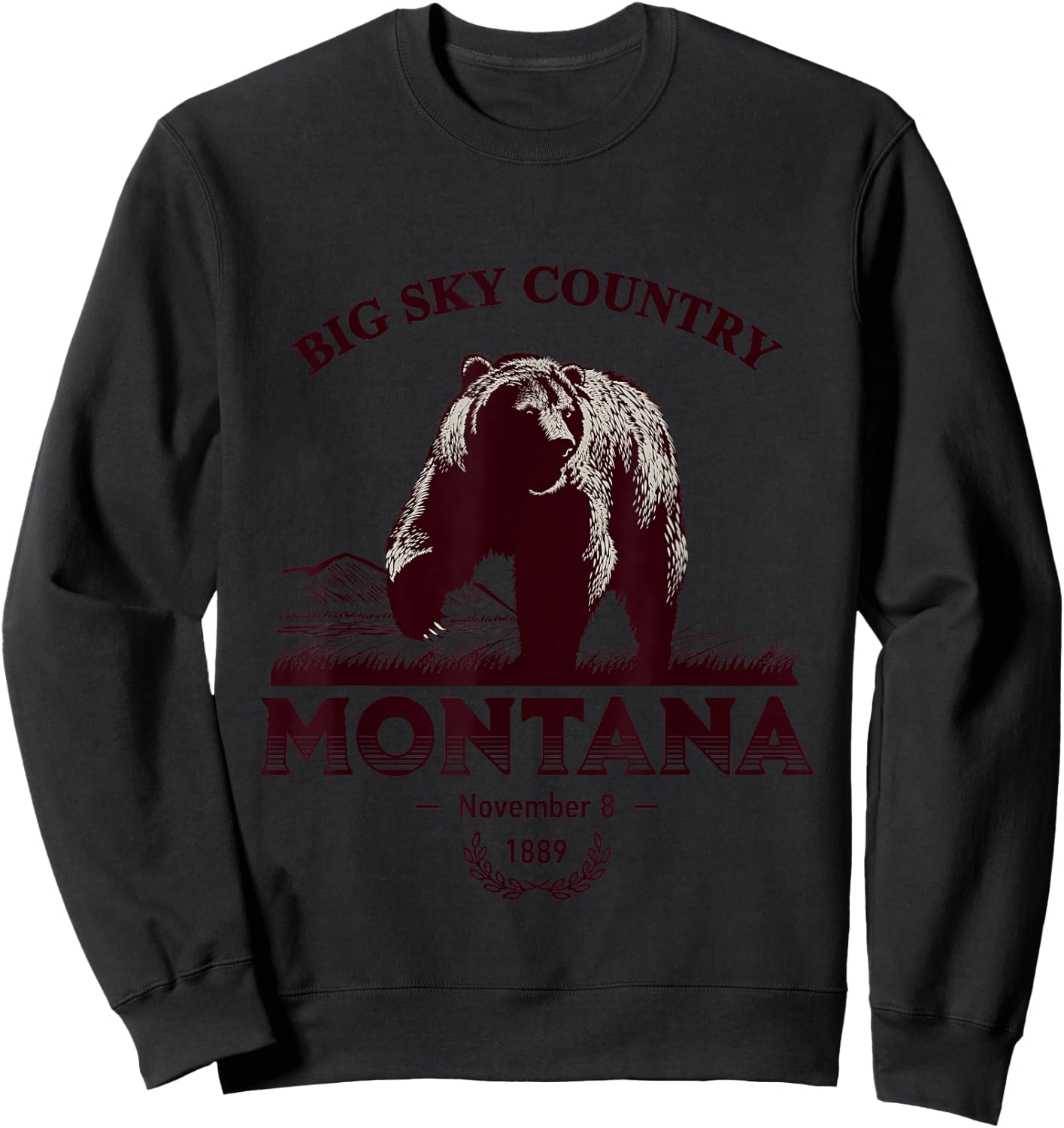 Montana State - Big Sky Country Sweatshirt - Sweatshirt | Black