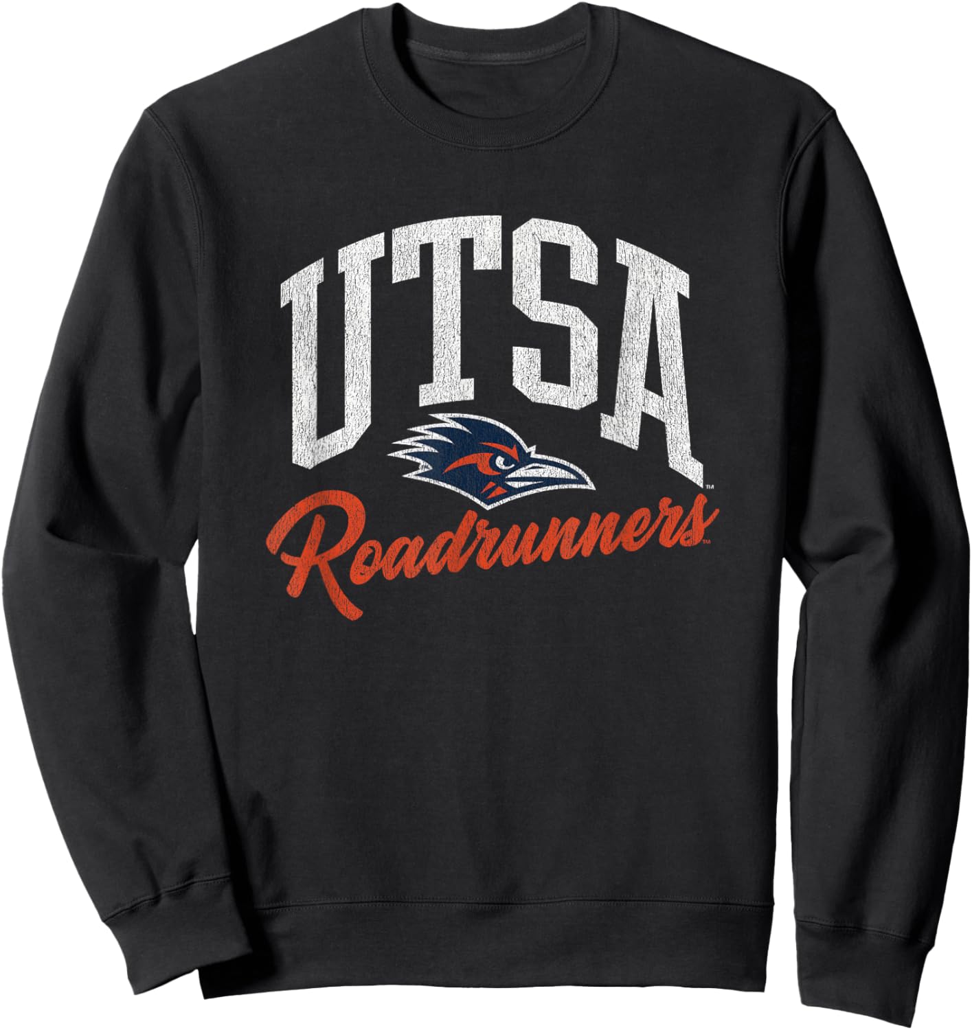 UT San Antonio UTSA Roadrunners Archover Script Sweatshirt - Sweatshirt | Black