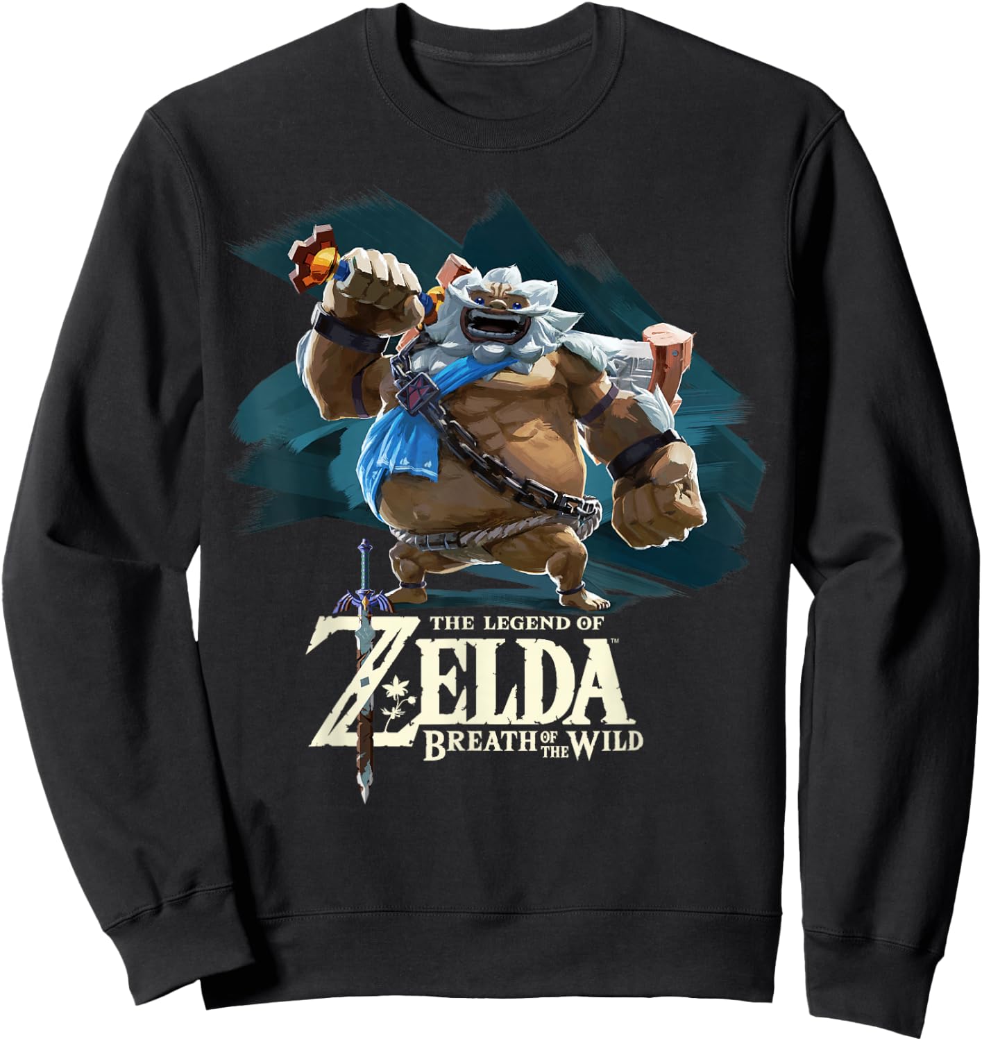 Nintendo Zelda Breath of the Wild Goron Graphic Sweatshirt - Sweatshirt | Black