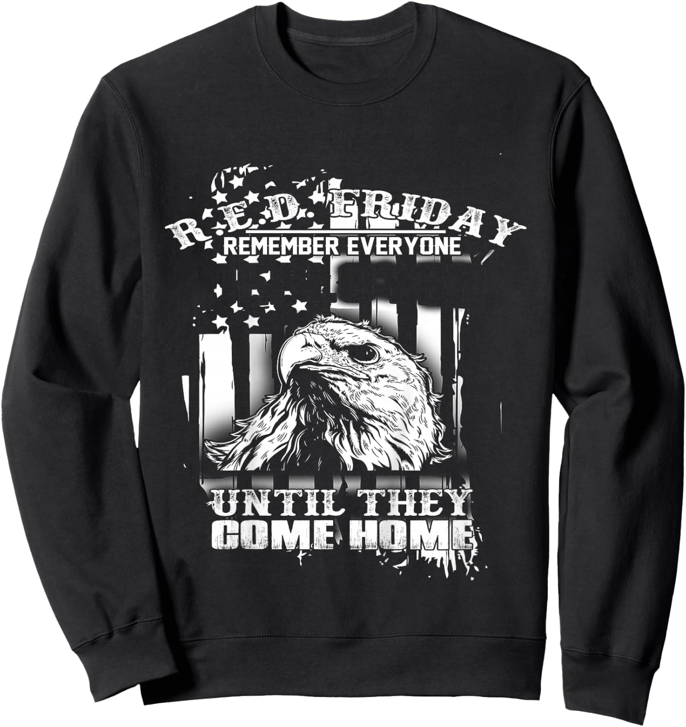 Kids Red Friday Kids Military Shirts Sweatshirt - Sweatshirt | Black