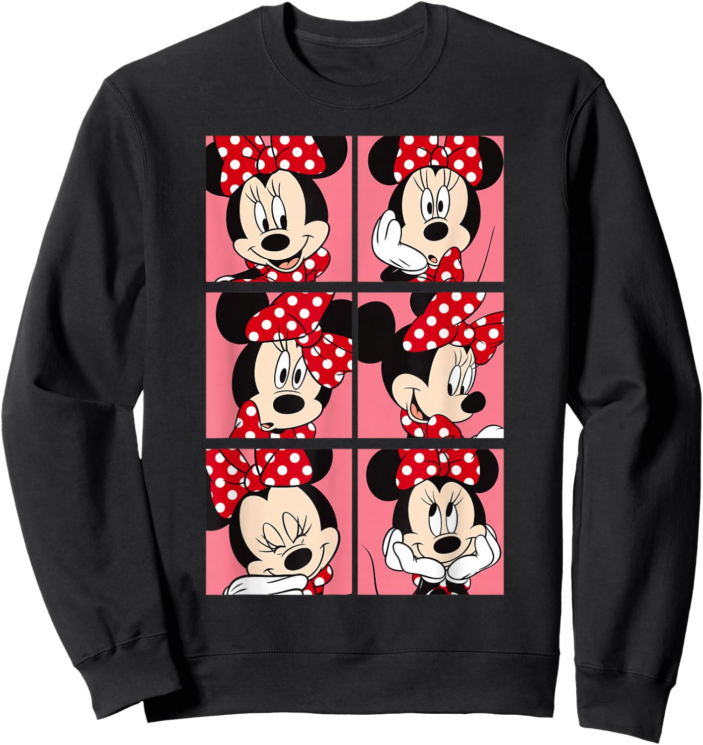 Disney - Minnie Mouse Expressions Sweatshirt - Sweatshirt | Black