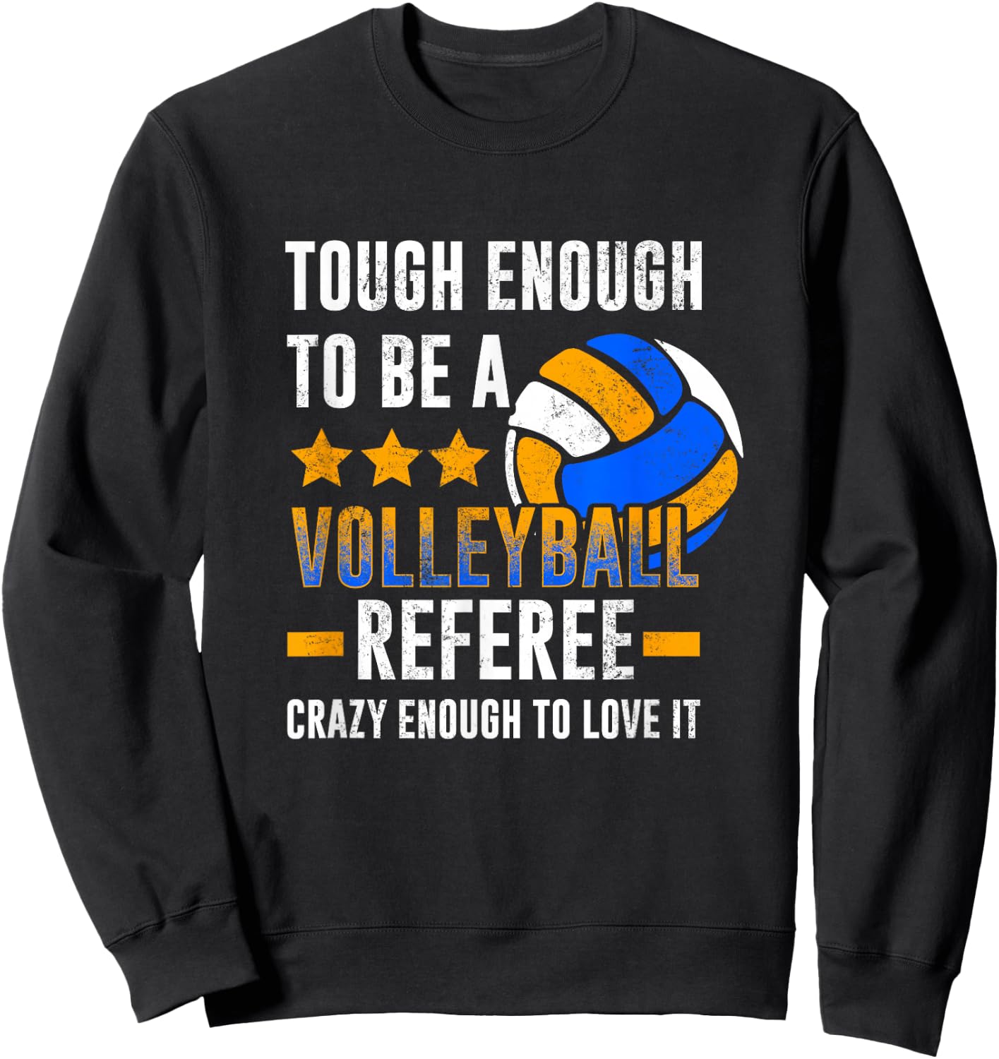 Volleyball Referee - Volleyball Schiri Sweatshirt - Sweatshirt | Black