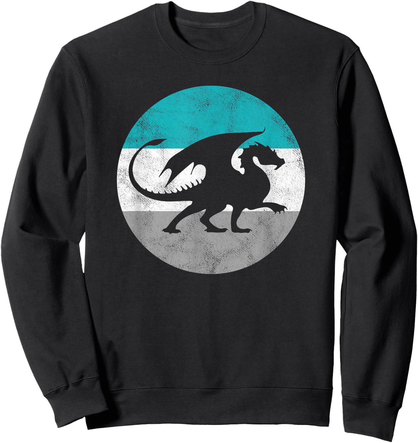 Dragon Gift Shirt Women Boys & Girls | Distressed Sweatshirt - Sweatshirt | Black