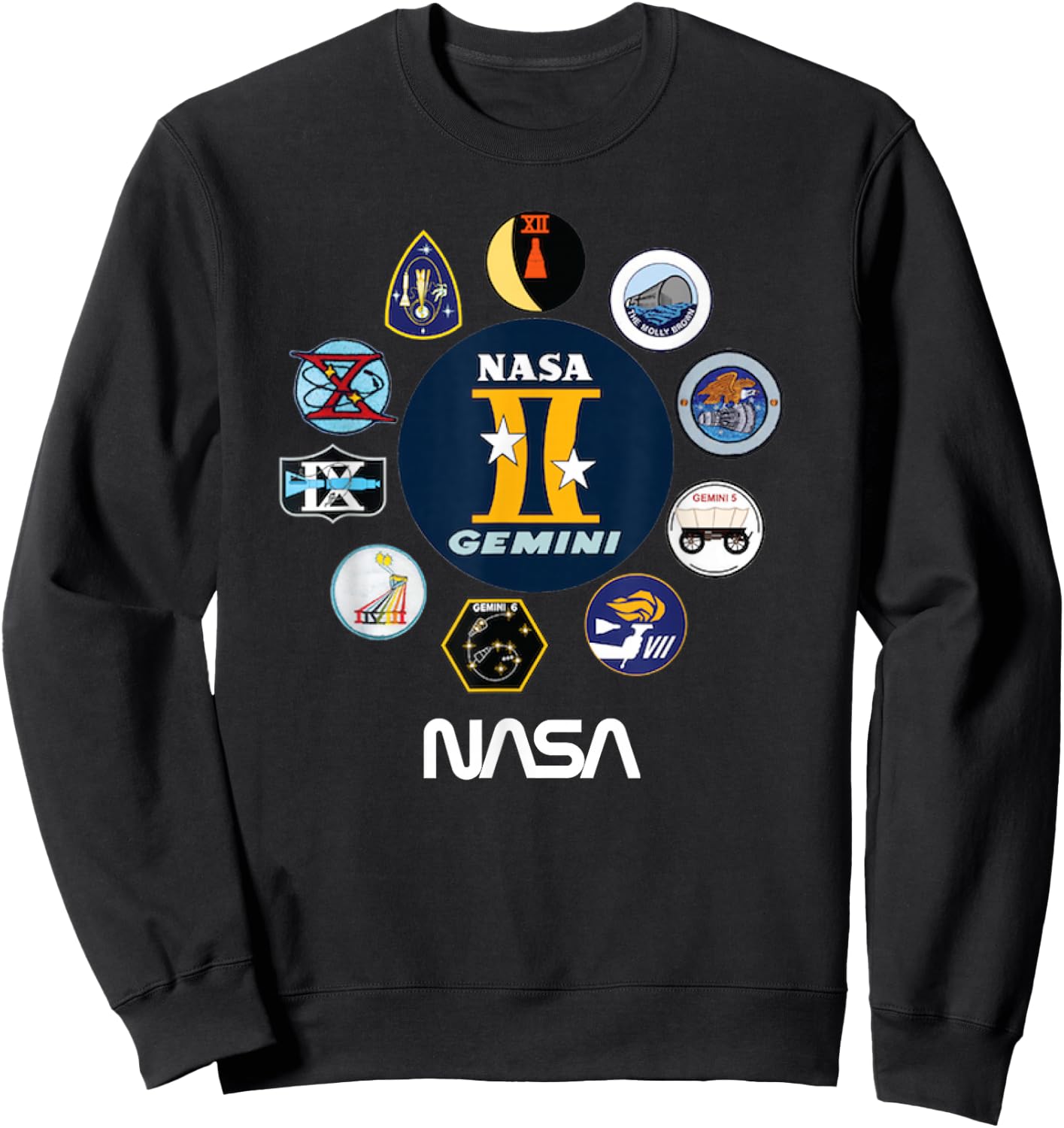 NASA Project Gemini Sweatshirt - Sweatshirt | Black