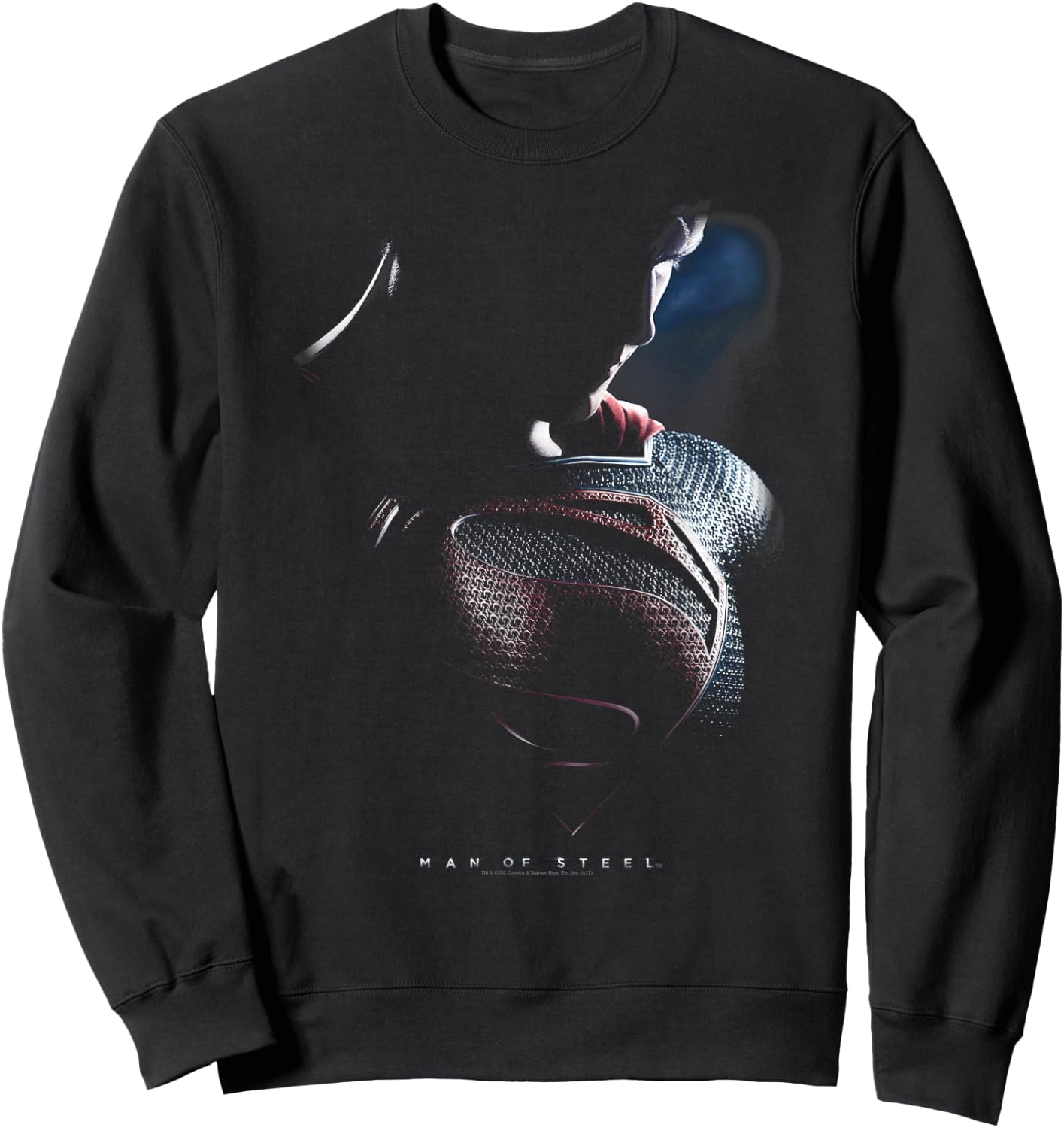 Superman Man of Steel Movie Poster Sweatshirt - Sweatshirt | Black