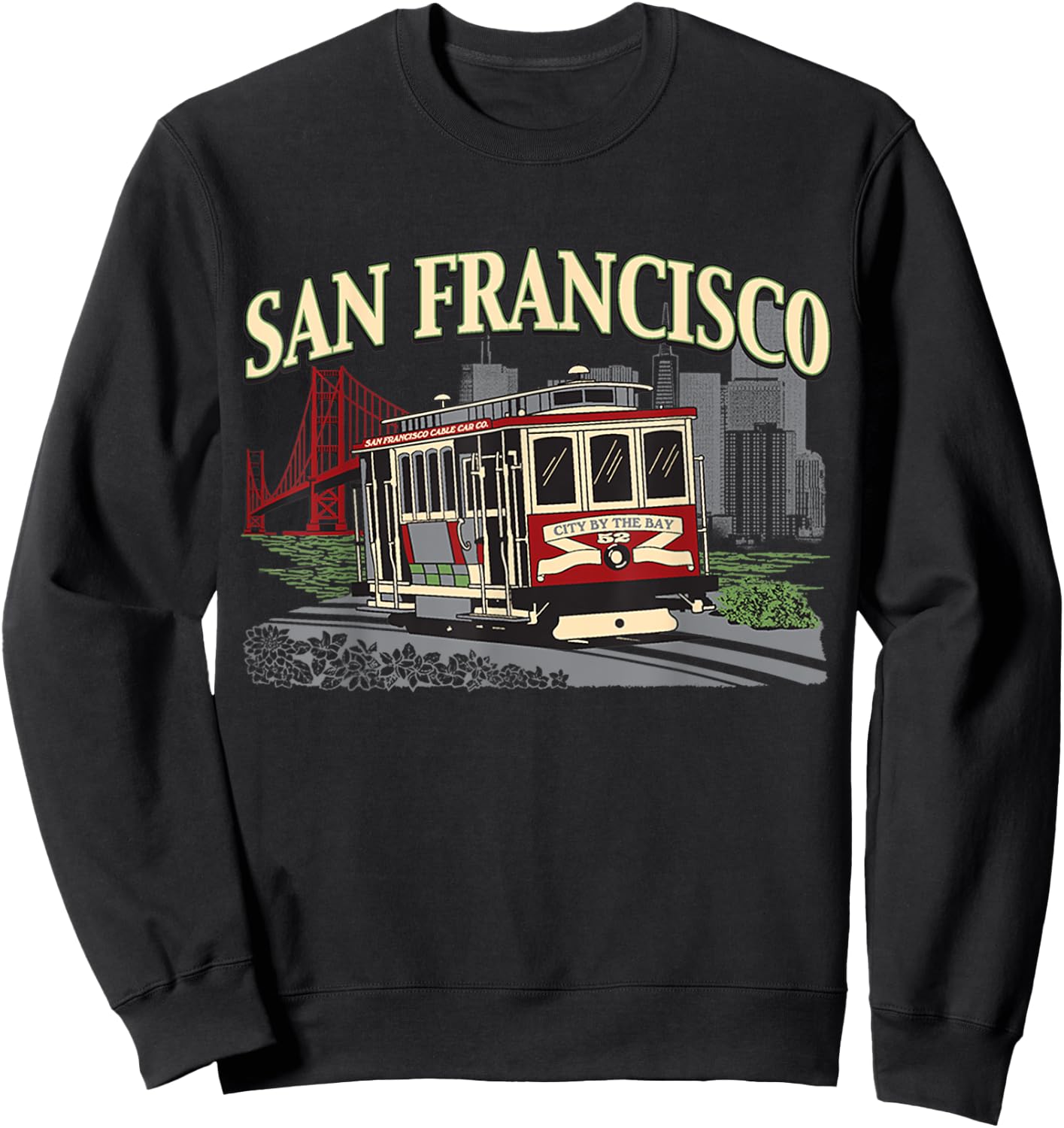 San Francisco Golden Gate California Republic Sweatshirt - Sweatshirt | Black